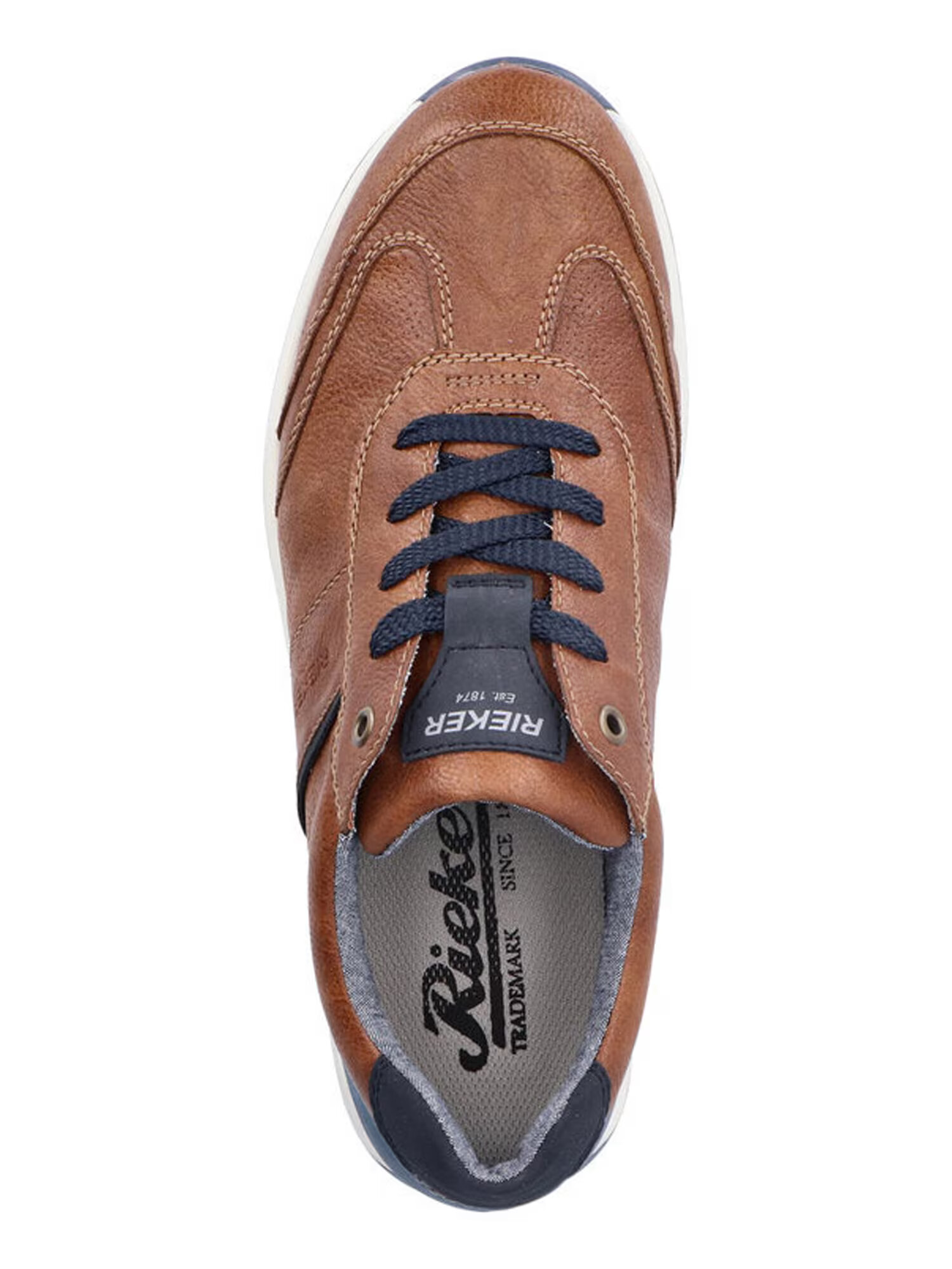 Rieker Sneaker low albastru noapte / albastru denim / maro caramel - Pled.ro