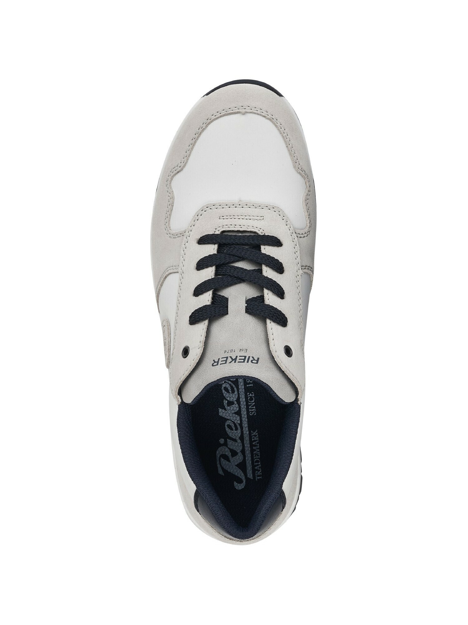 Rieker Sneaker low bej / bleumarin / gri deschis / alb - Pled.ro