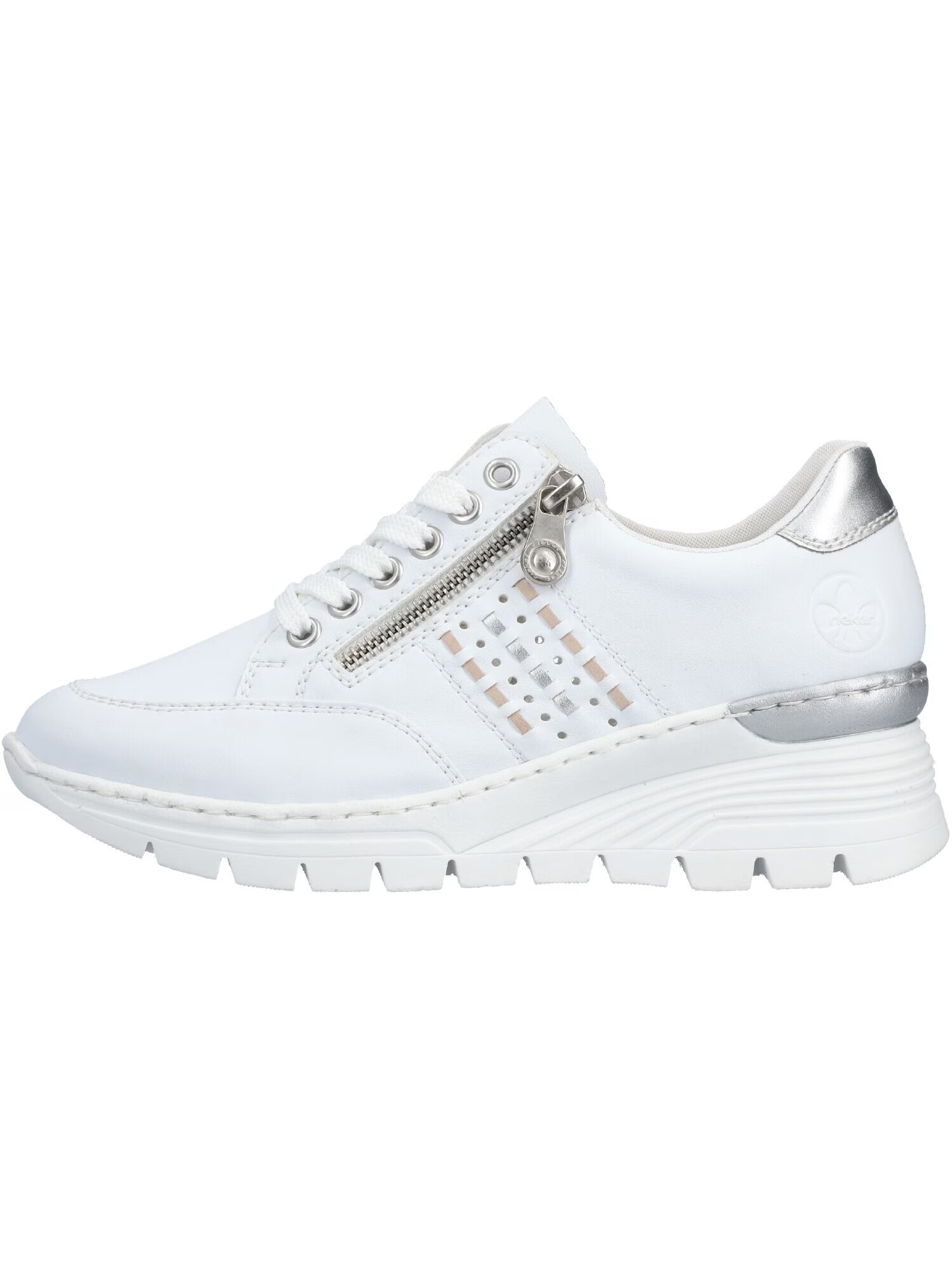 Rieker Sneaker low bej deschis / gri argintiu / alb - Pled.ro