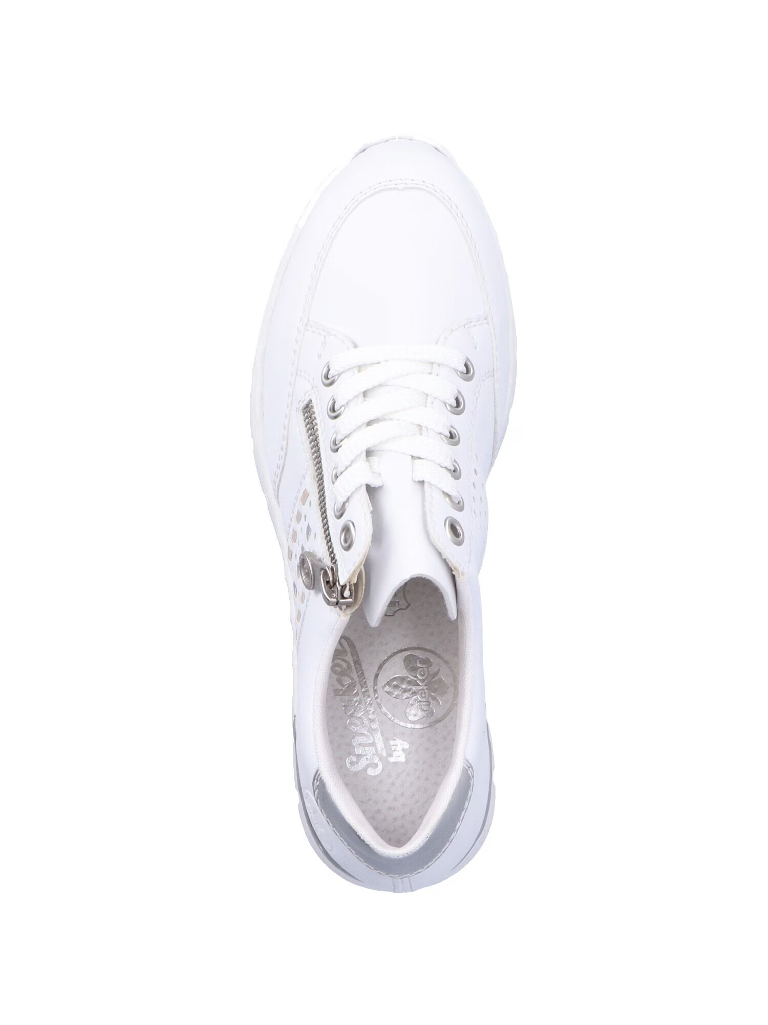 Rieker Sneaker low bej deschis / gri argintiu / alb - Pled.ro