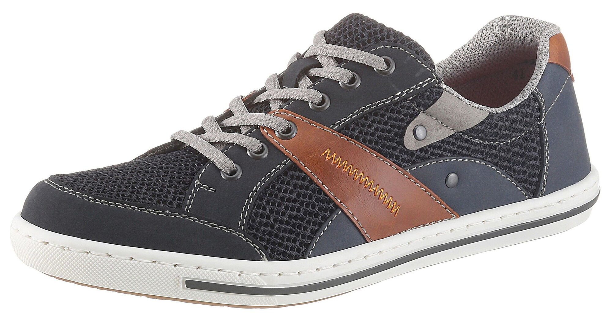 Rieker Sneaker low bleumarin / maro caramel / gri închis - Pled.ro