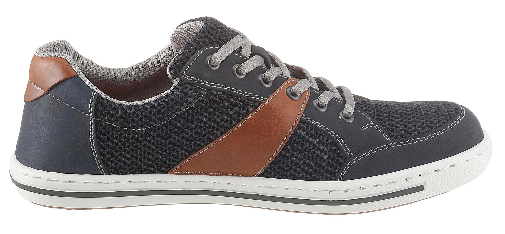 Rieker Sneaker low bleumarin / maro caramel / gri închis - Pled.ro