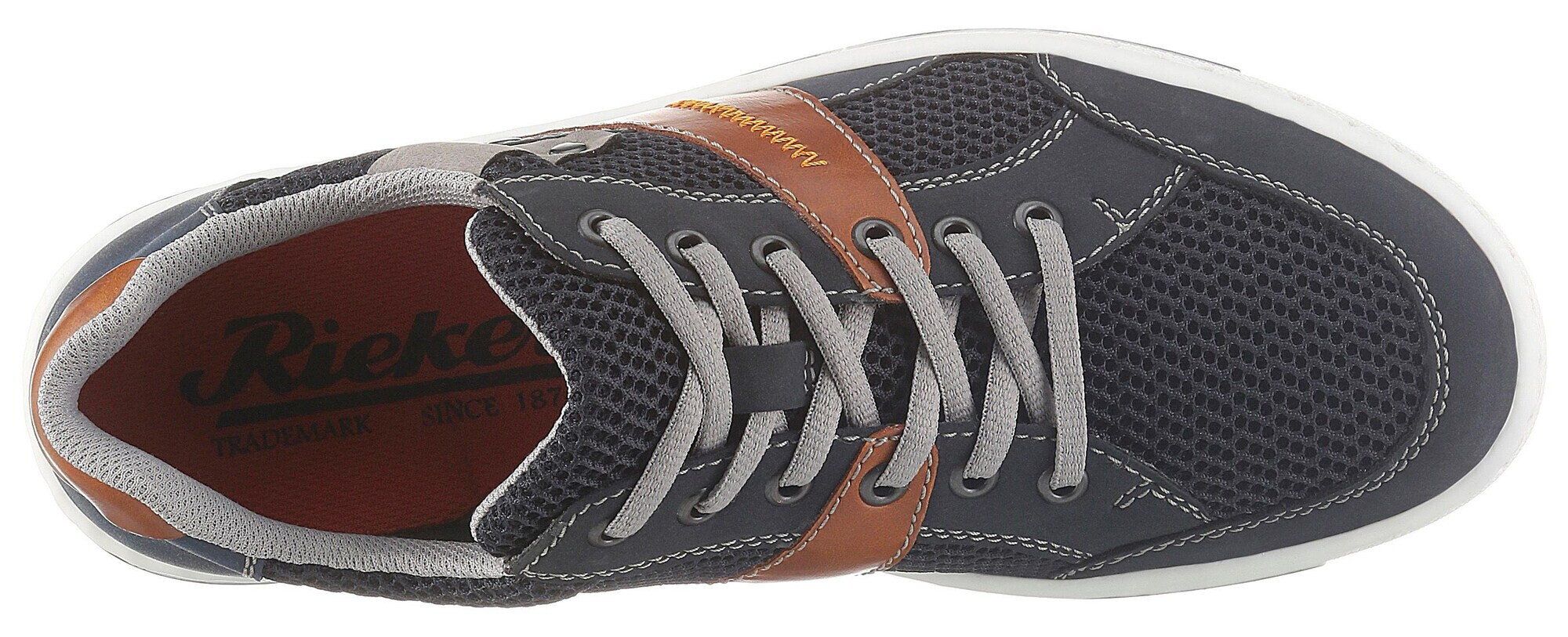 Rieker Sneaker low bleumarin / maro caramel / gri închis - Pled.ro