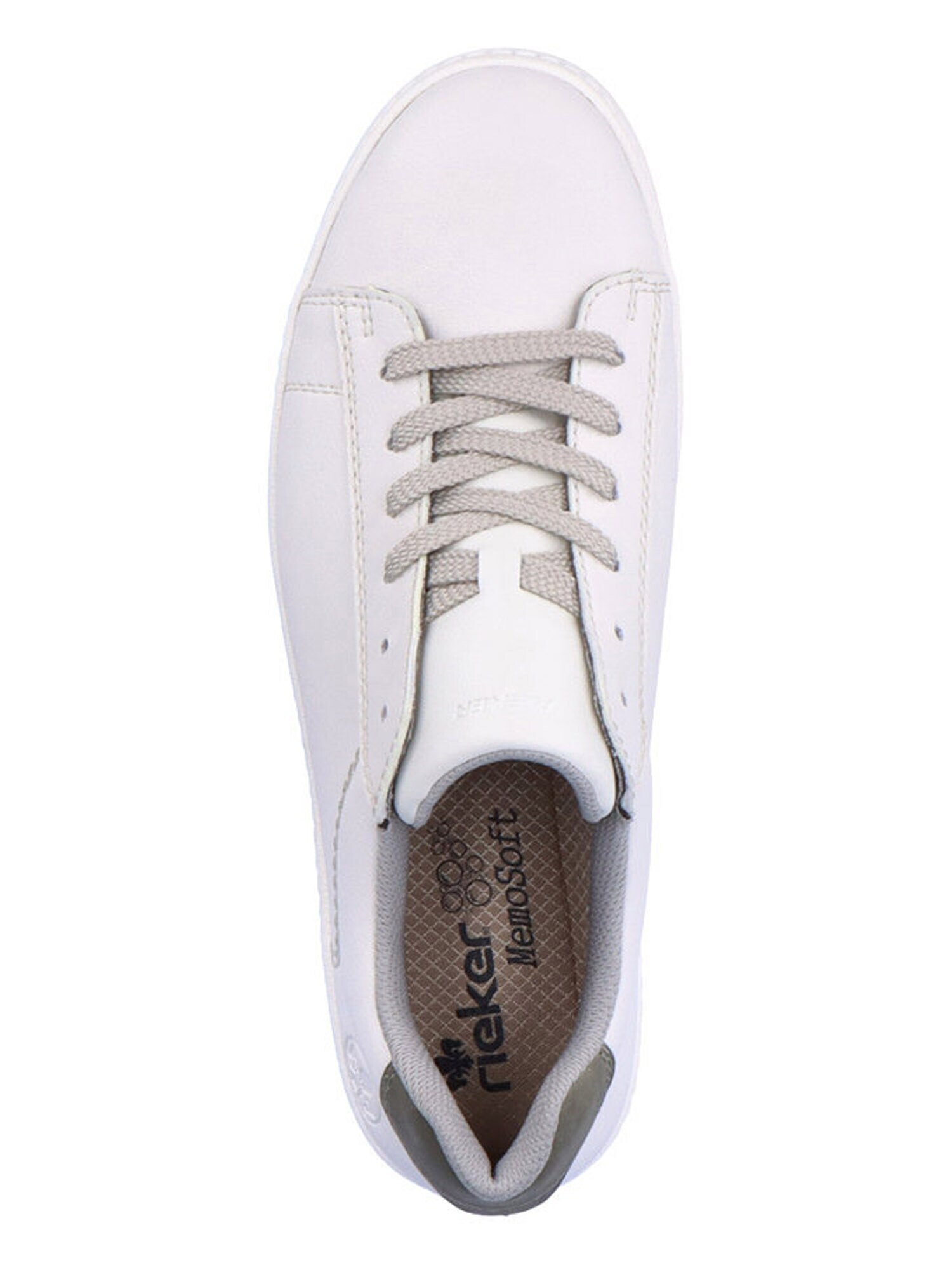 Rieker Sneaker low gri metalic / alb murdar - Pled.ro