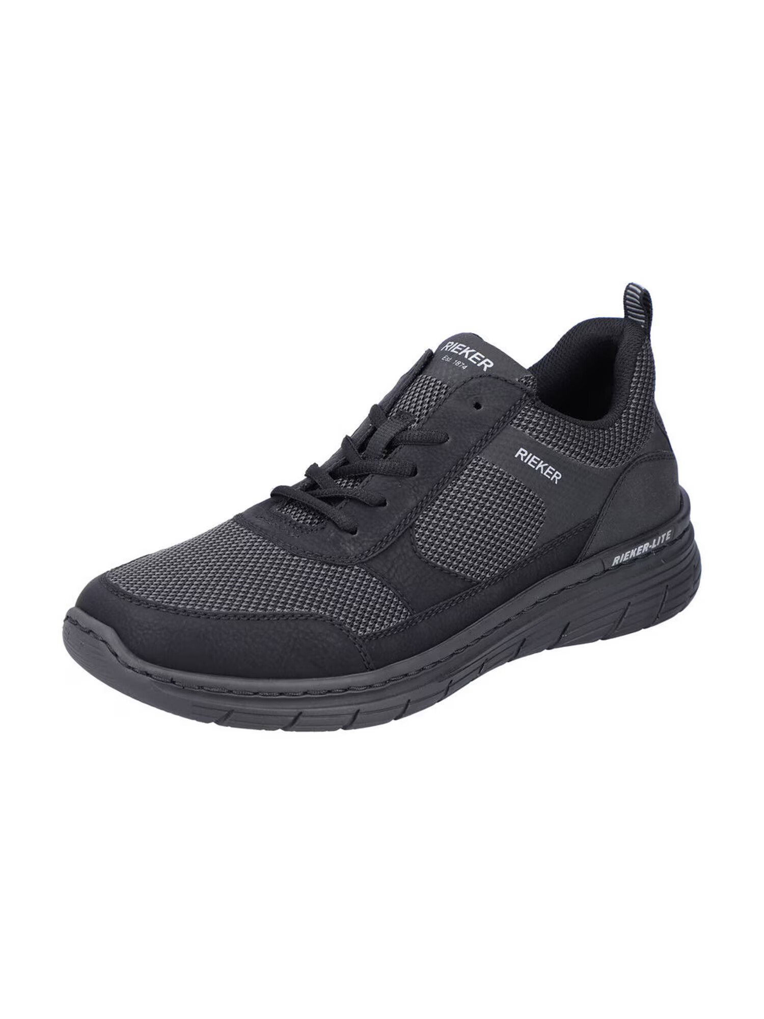 Rieker Sneaker low gri metalic / negru / alb - Pled.ro