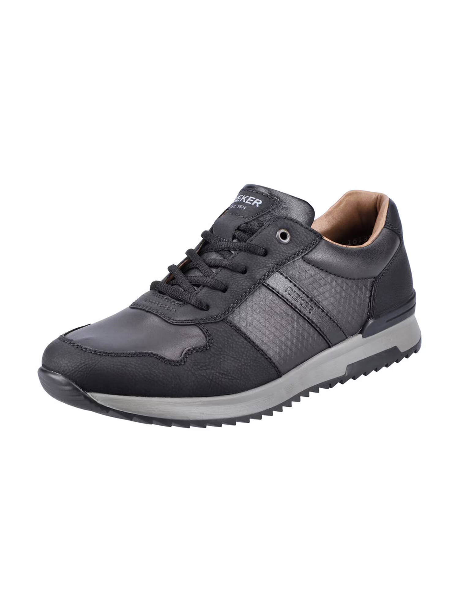 Rieker Sneaker low gri metalic / negru - Pled.ro