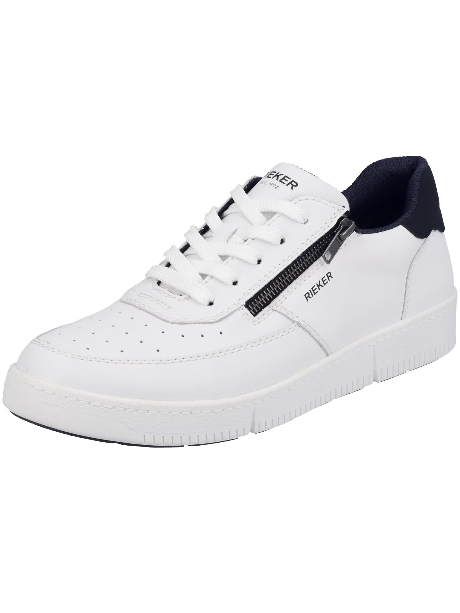 Rieker Sneaker low negru / alb - Pled.ro