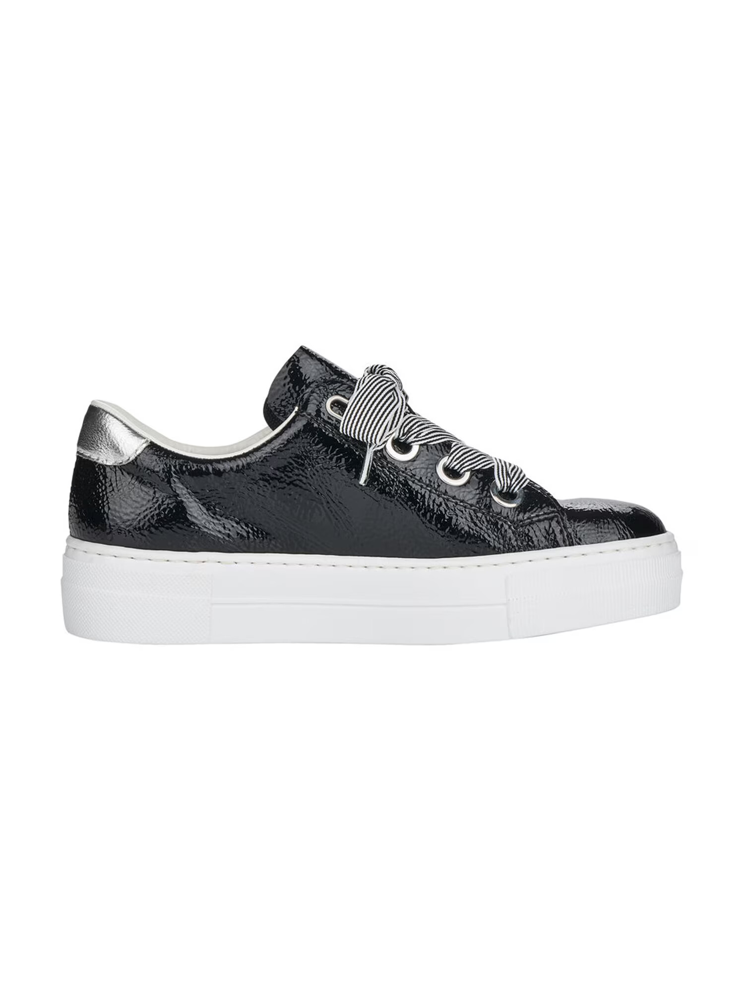 Rieker Sneaker low negru / argintiu / alb - Pled.ro