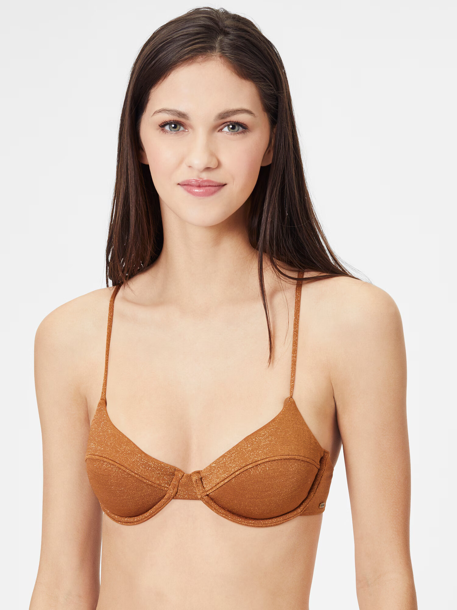 RIP CURL Sutien costum de baie maro caramel - Pled.ro