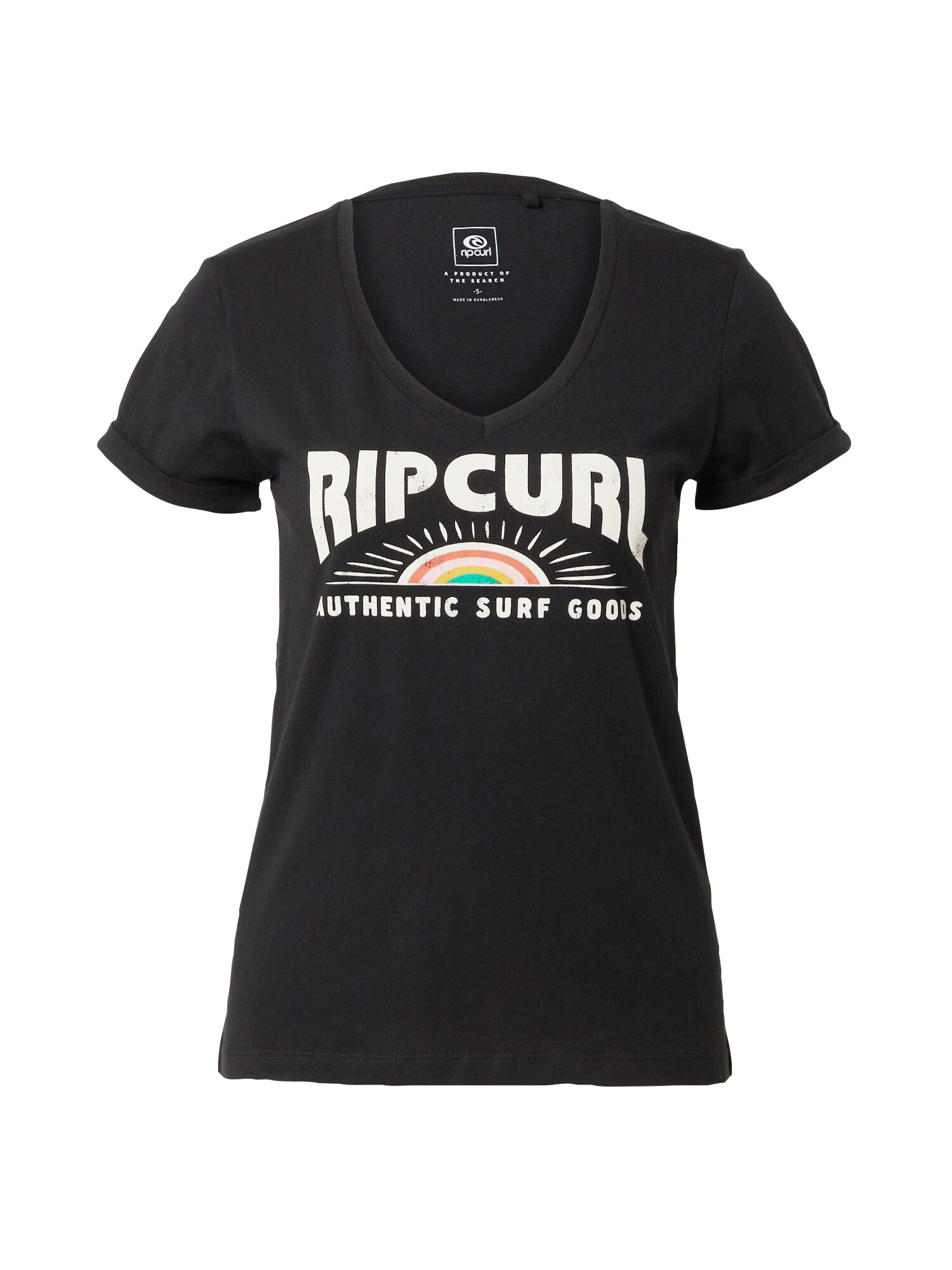 RIP CURL Tricou funcțional 'DAYBREAK' galben / portocaliu / negru / alb - Pled.ro