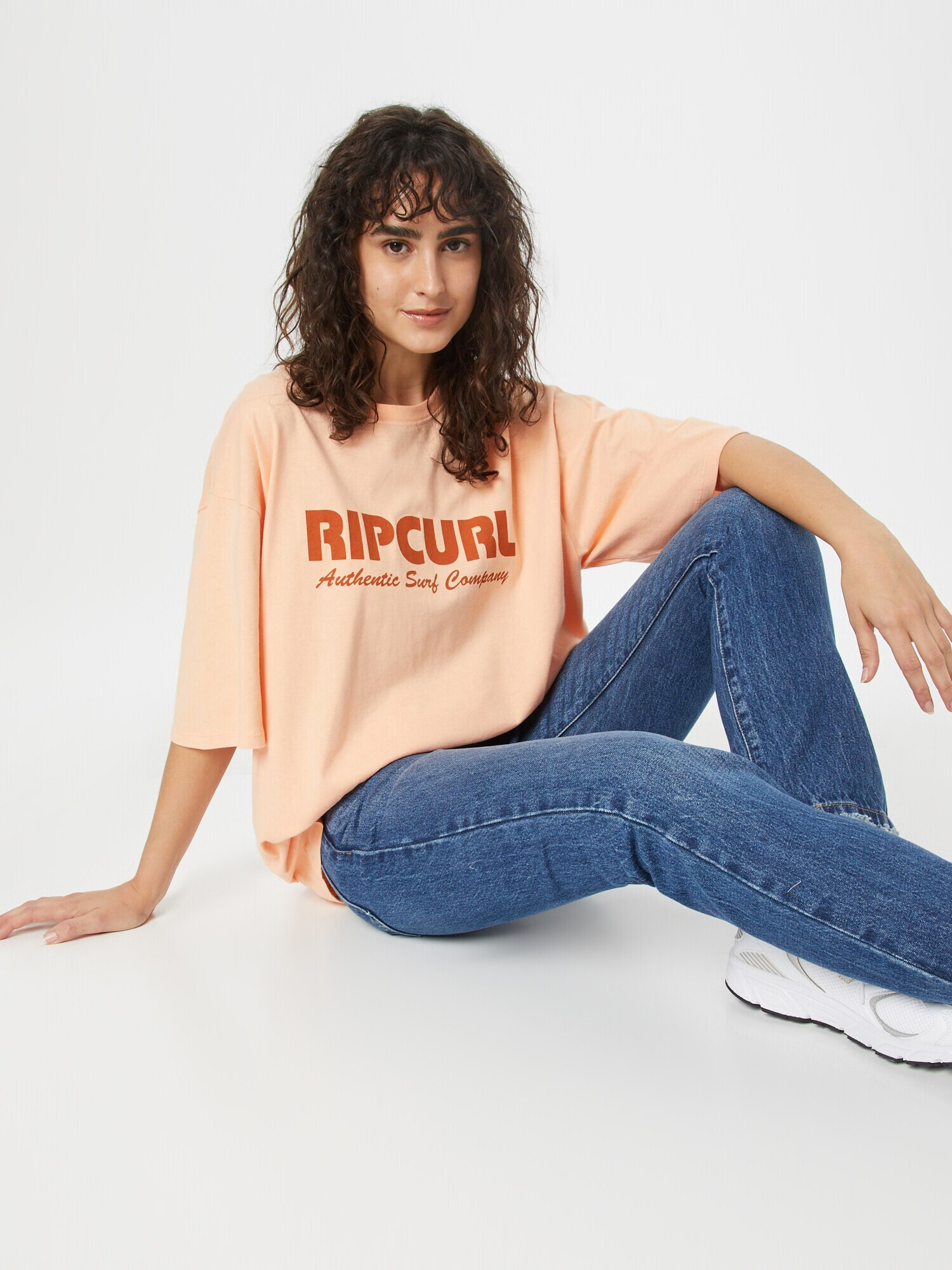 RIP CURL Tricou supradimensional portocaliu piersică / roz pal - Pled.ro