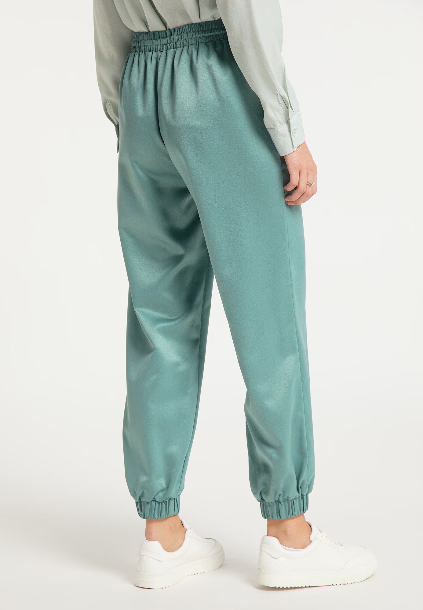 RISA Pantaloni verde pastel - Pled.ro