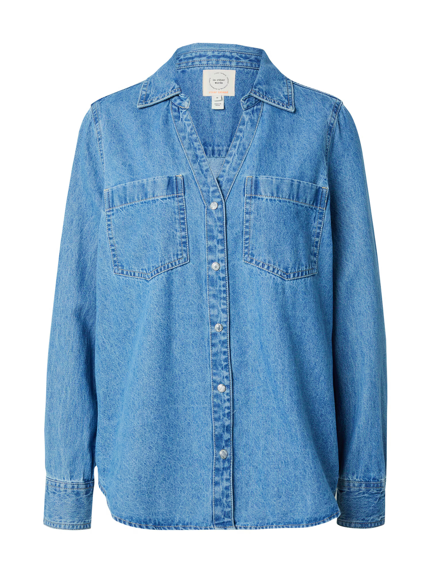 River Island Bluză albastru denim - Pled.ro