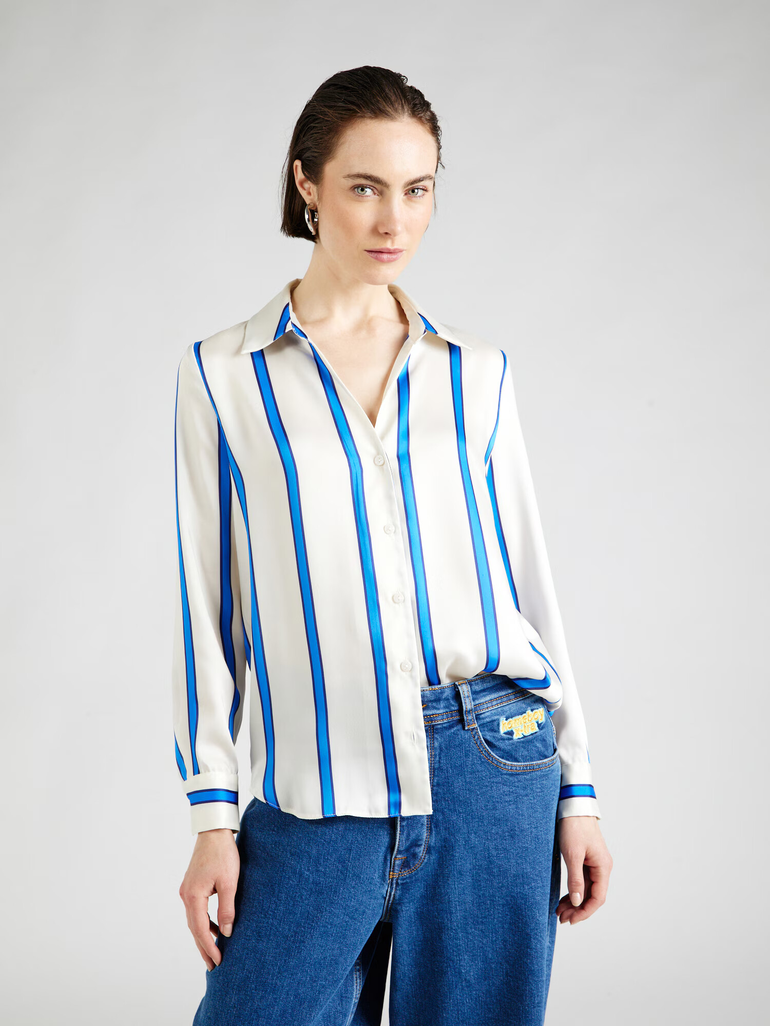 River Island Bluză crem / azur - Pled.ro