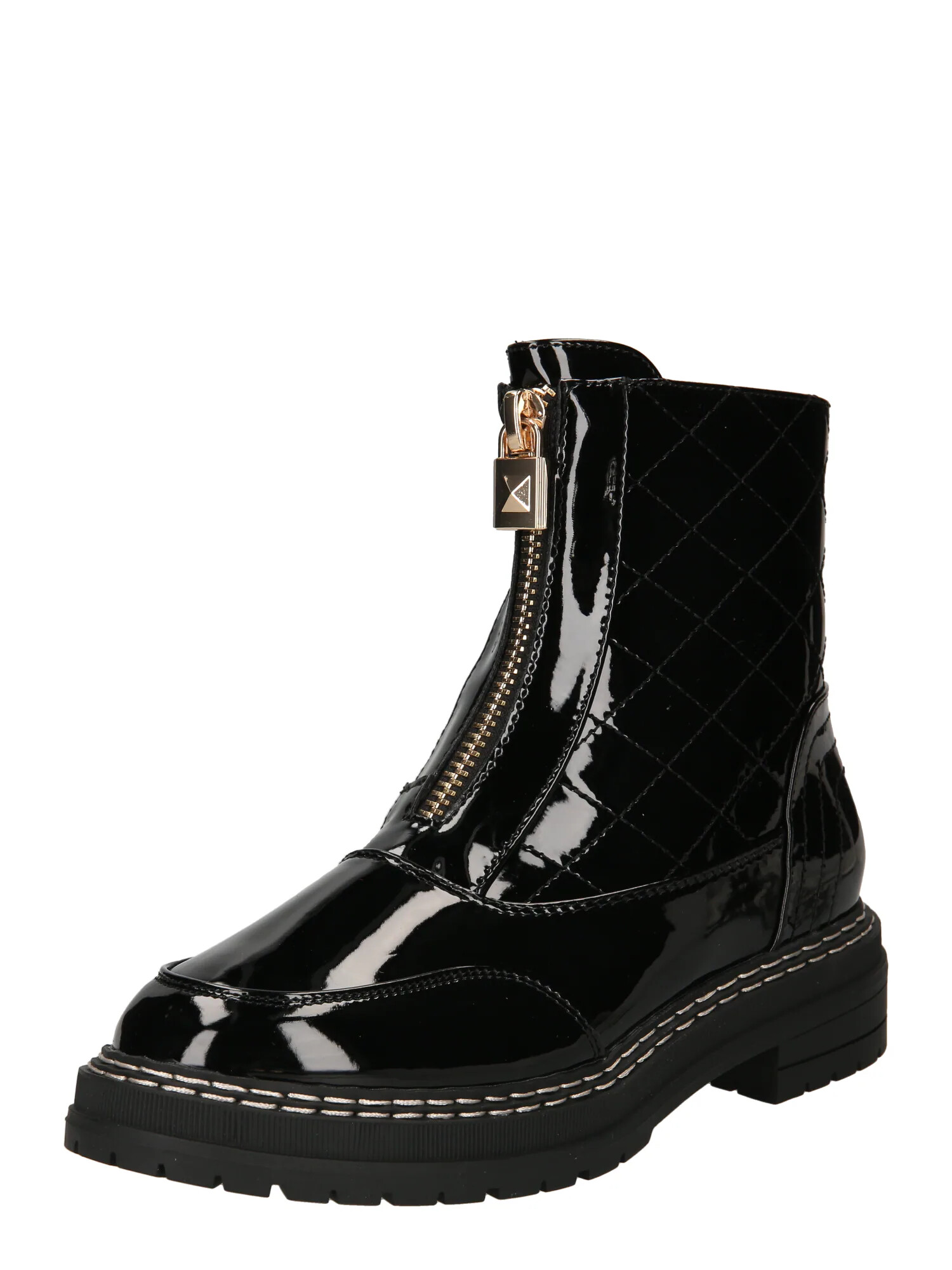 River Island Botine auriu / negru - Pled.ro