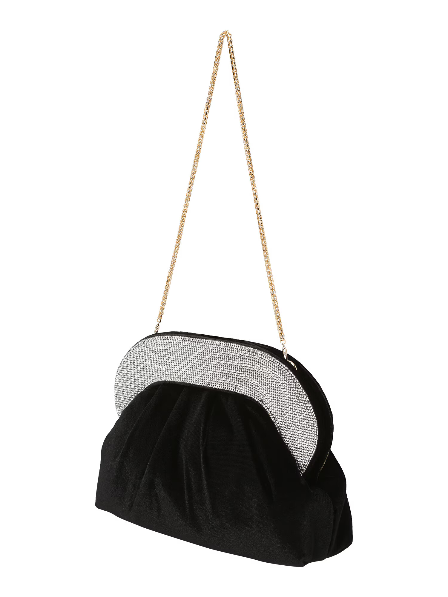 River Island Clutch 'DIAM' negru / argintiu - Pled.ro