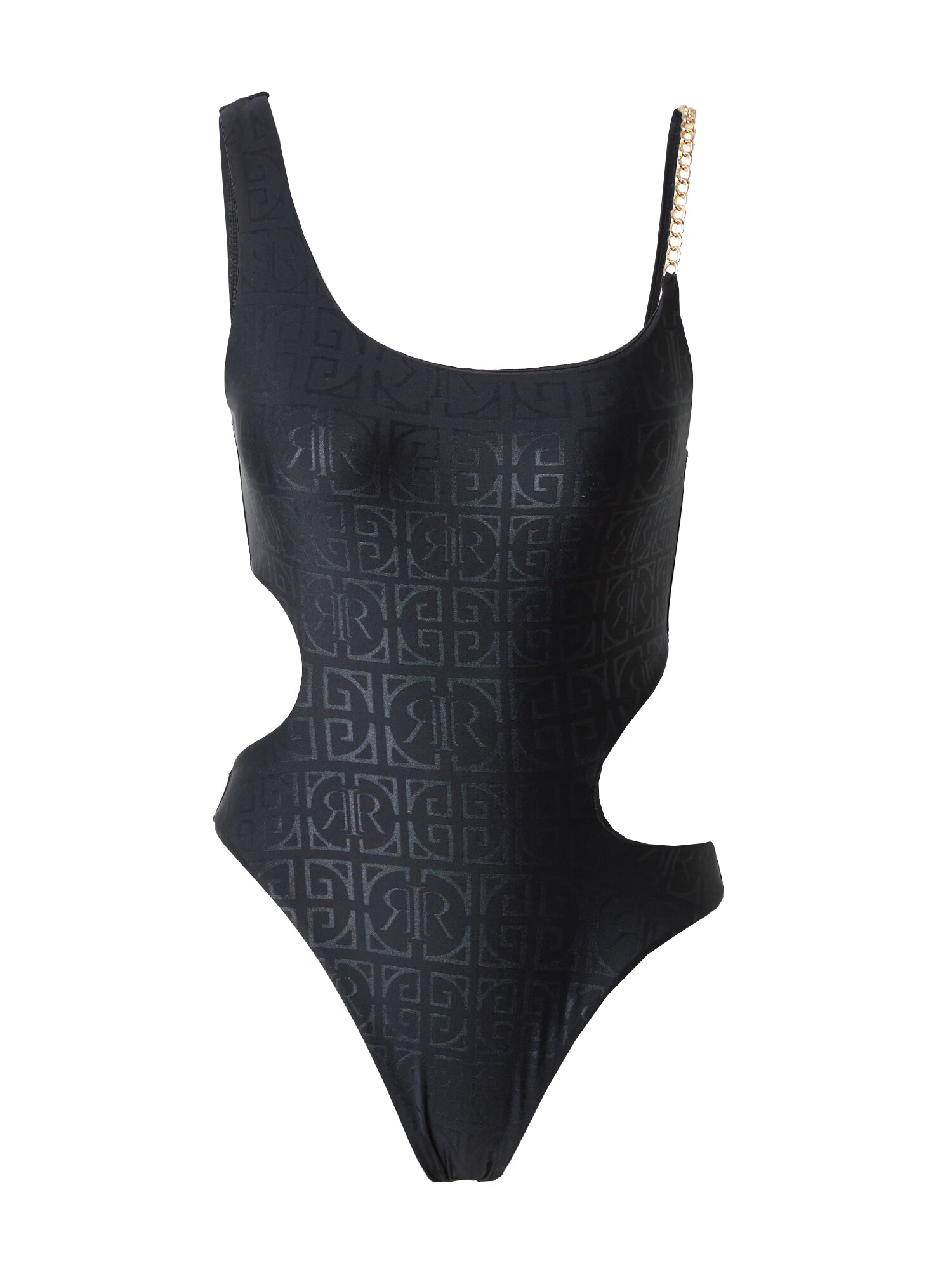 River Island Costum de baie întreg negru / negru amestecat - Pled.ro