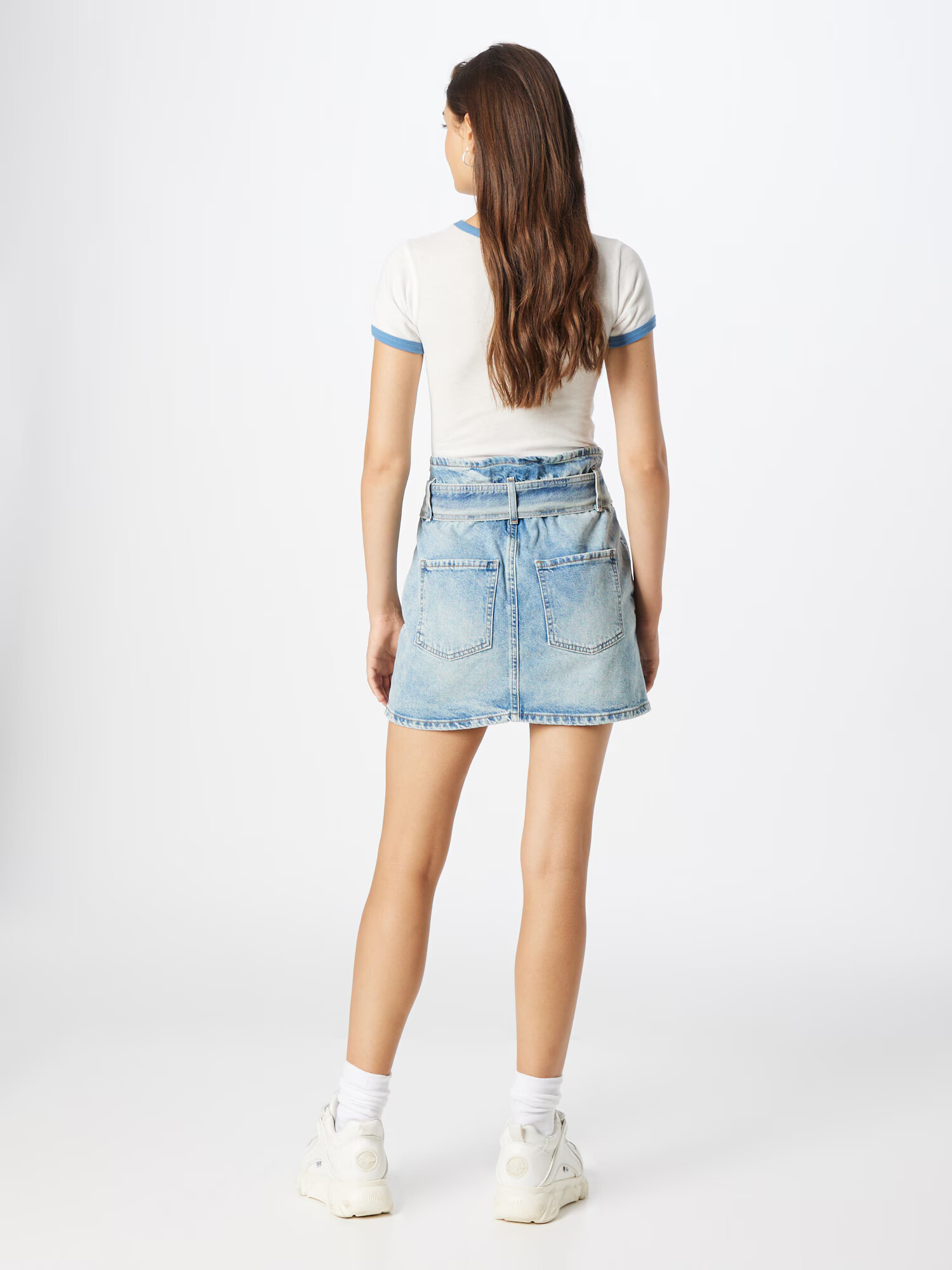 River Island Fustă albastru denim - Pled.ro