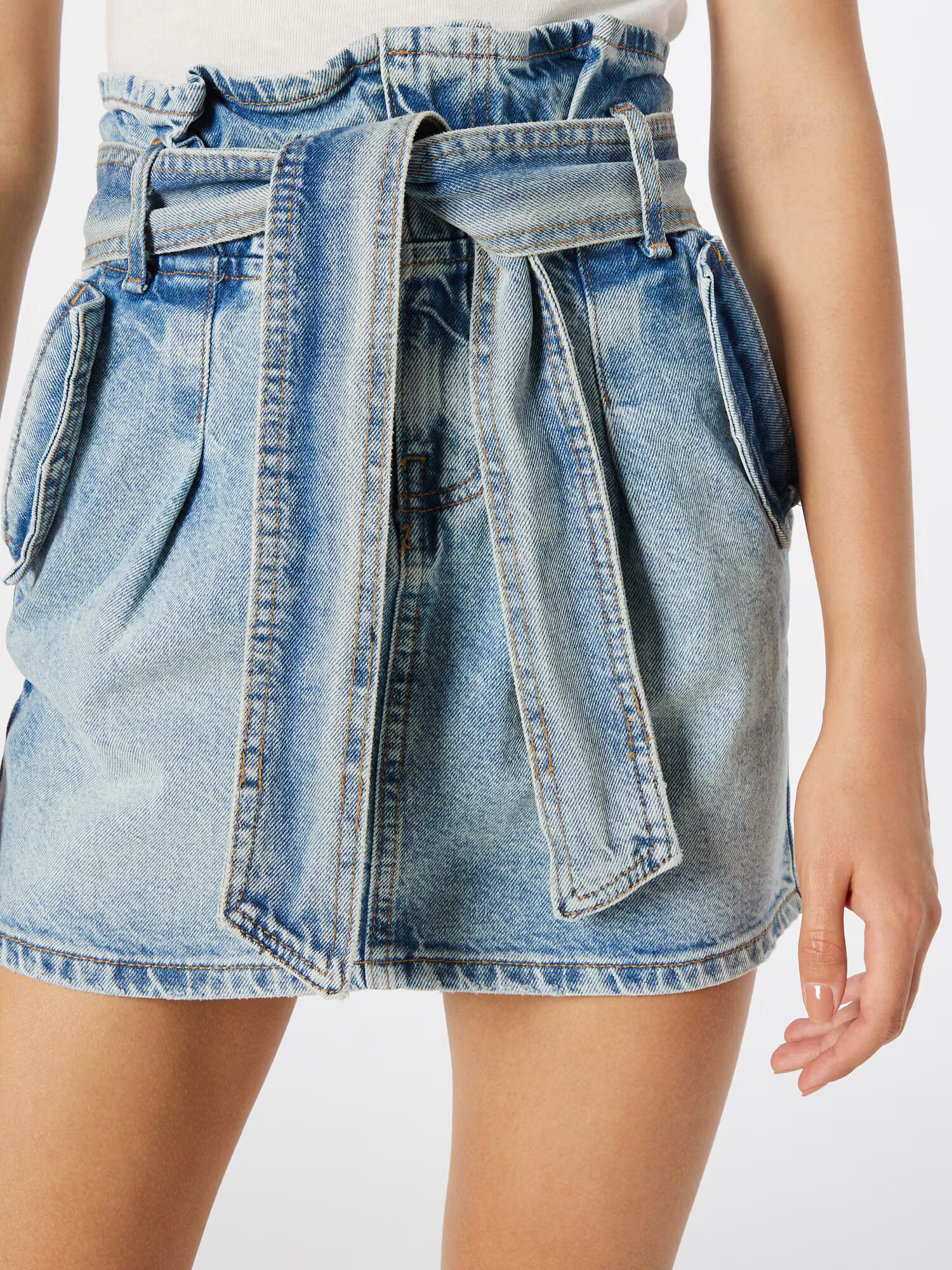 River Island Fustă albastru denim - Pled.ro