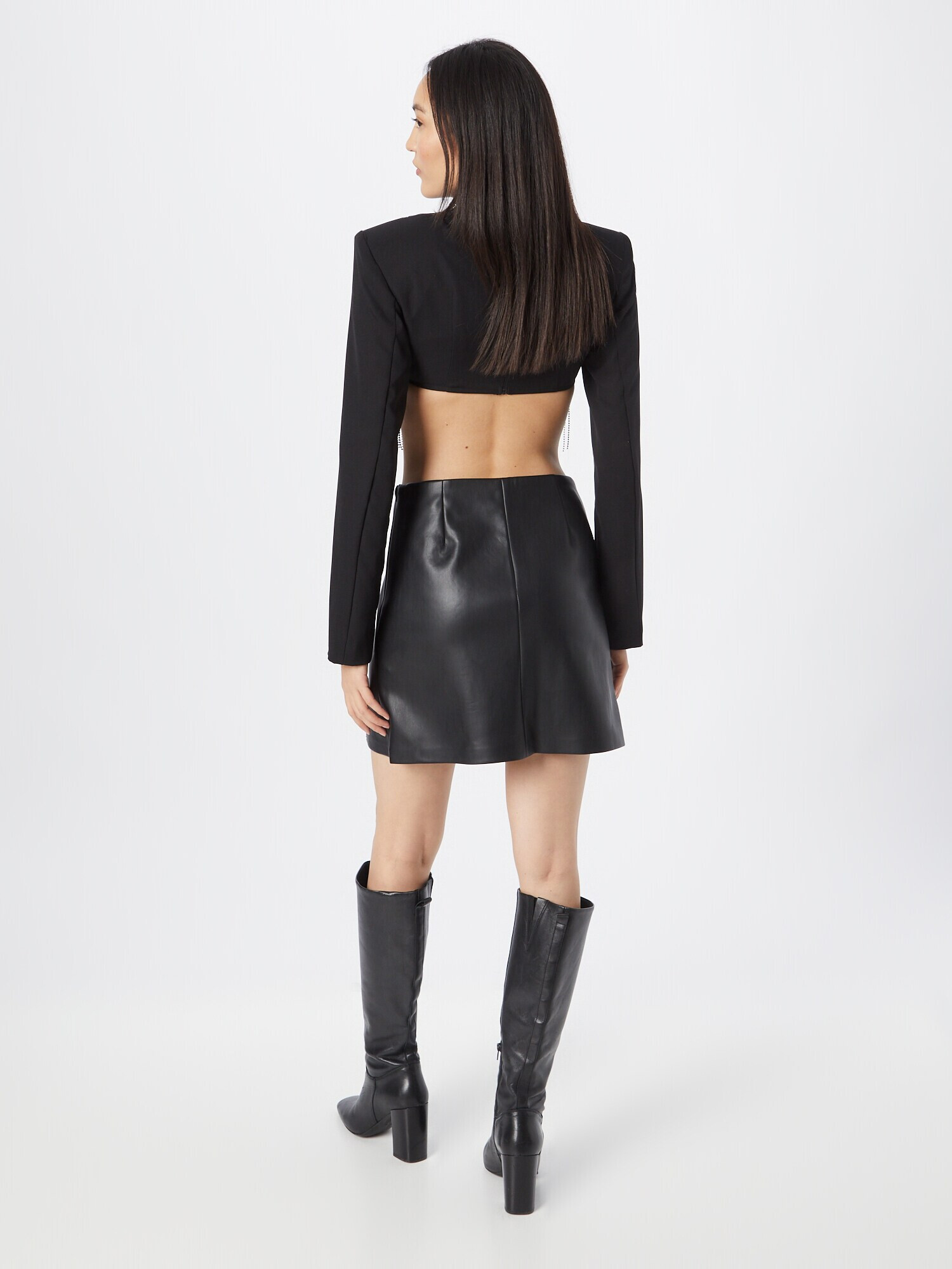 River Island Fustă 'DIAMANTE' negru - Pled.ro