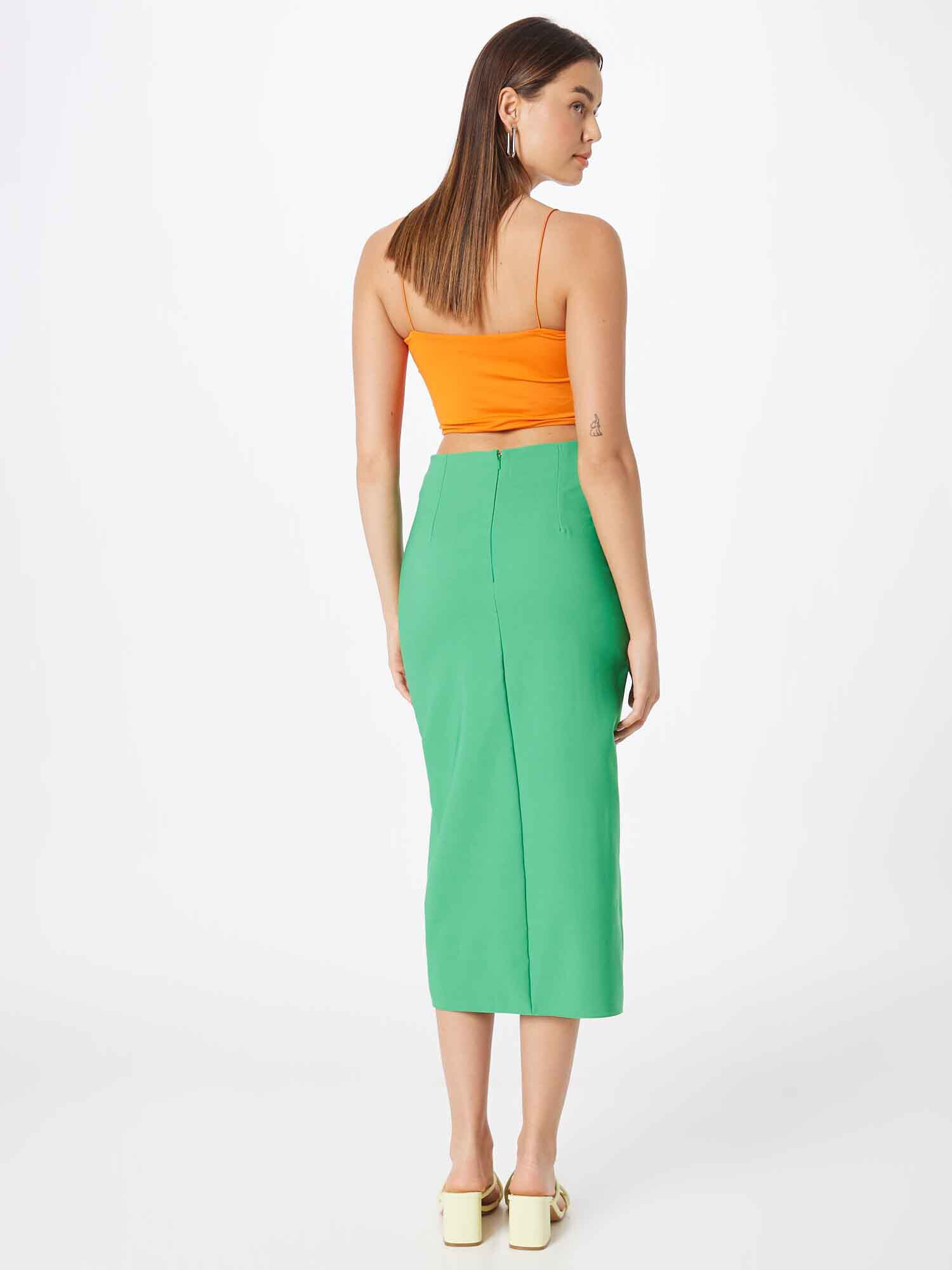 River Island Fustă verde kiwi - Pled.ro