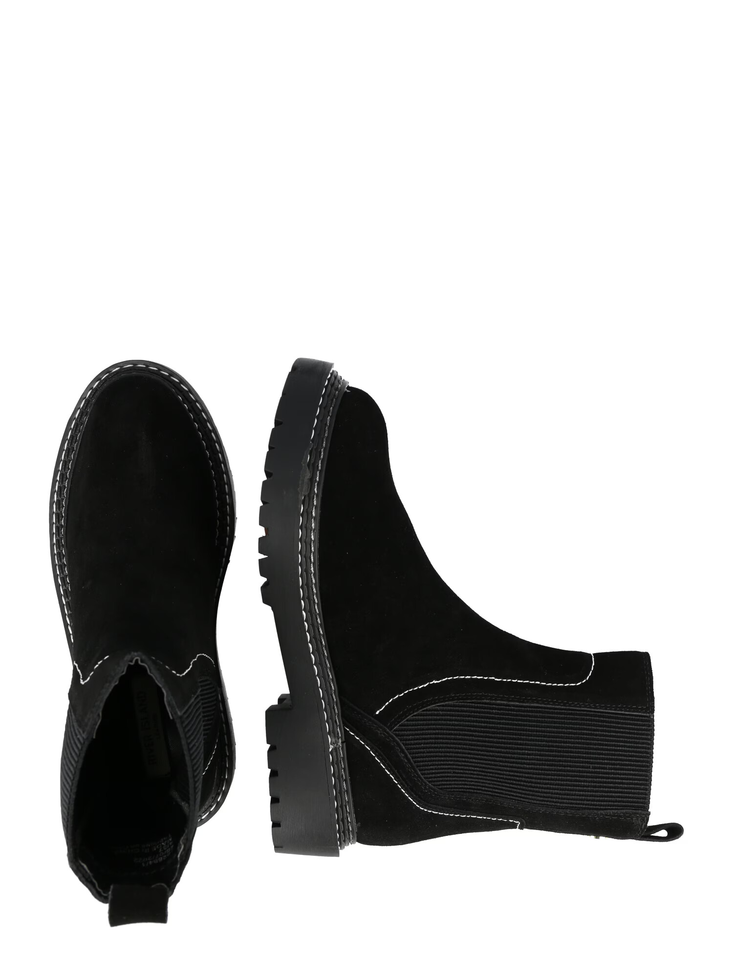 River Island Ghete chelsea negru / alb - Pled.ro