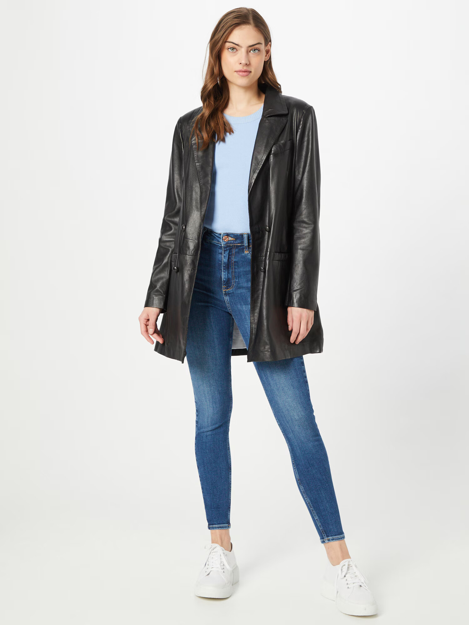 River Island Jeans albastru denim - Pled.ro