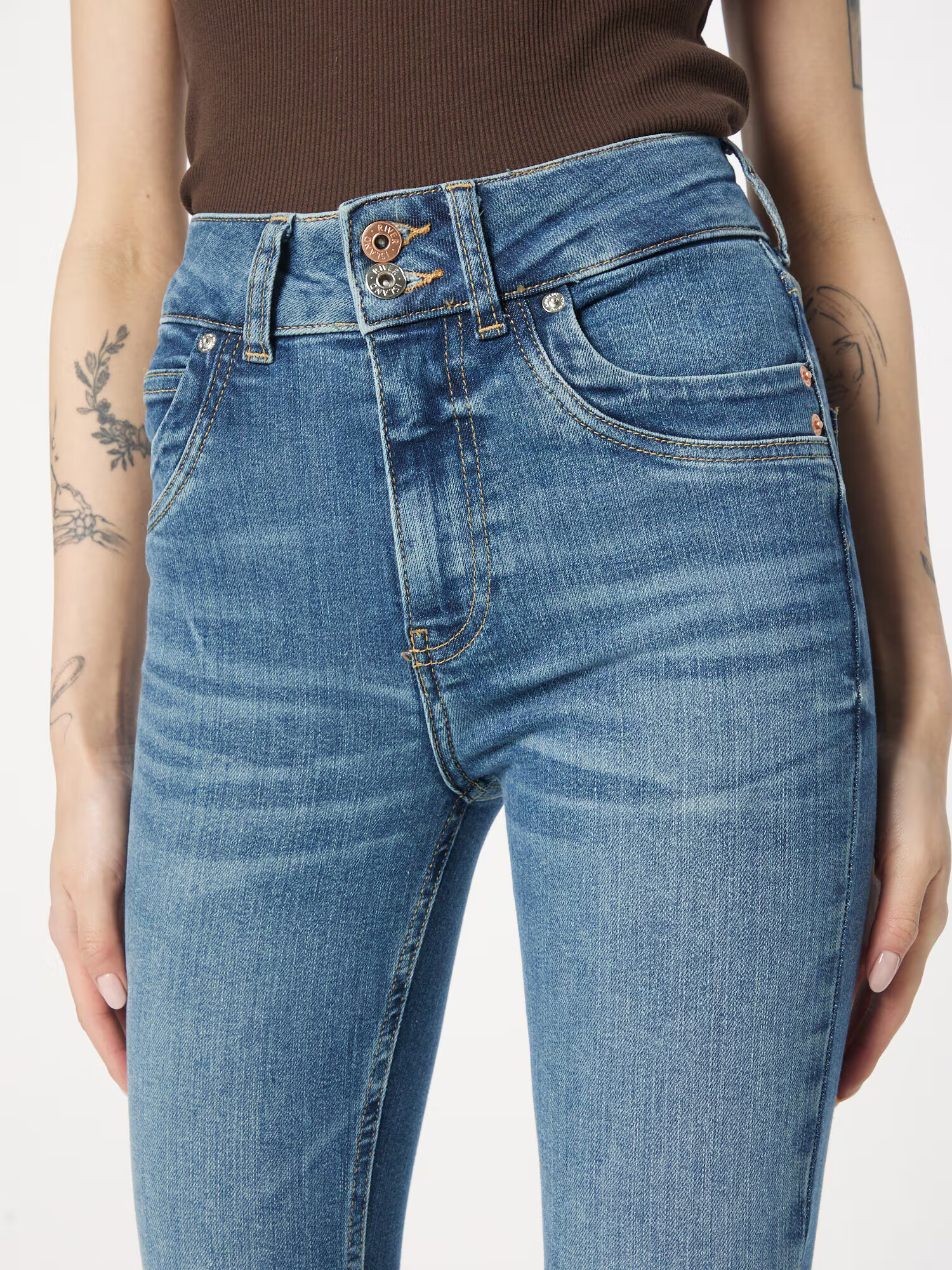 River Island Jeans albastru denim - Pled.ro