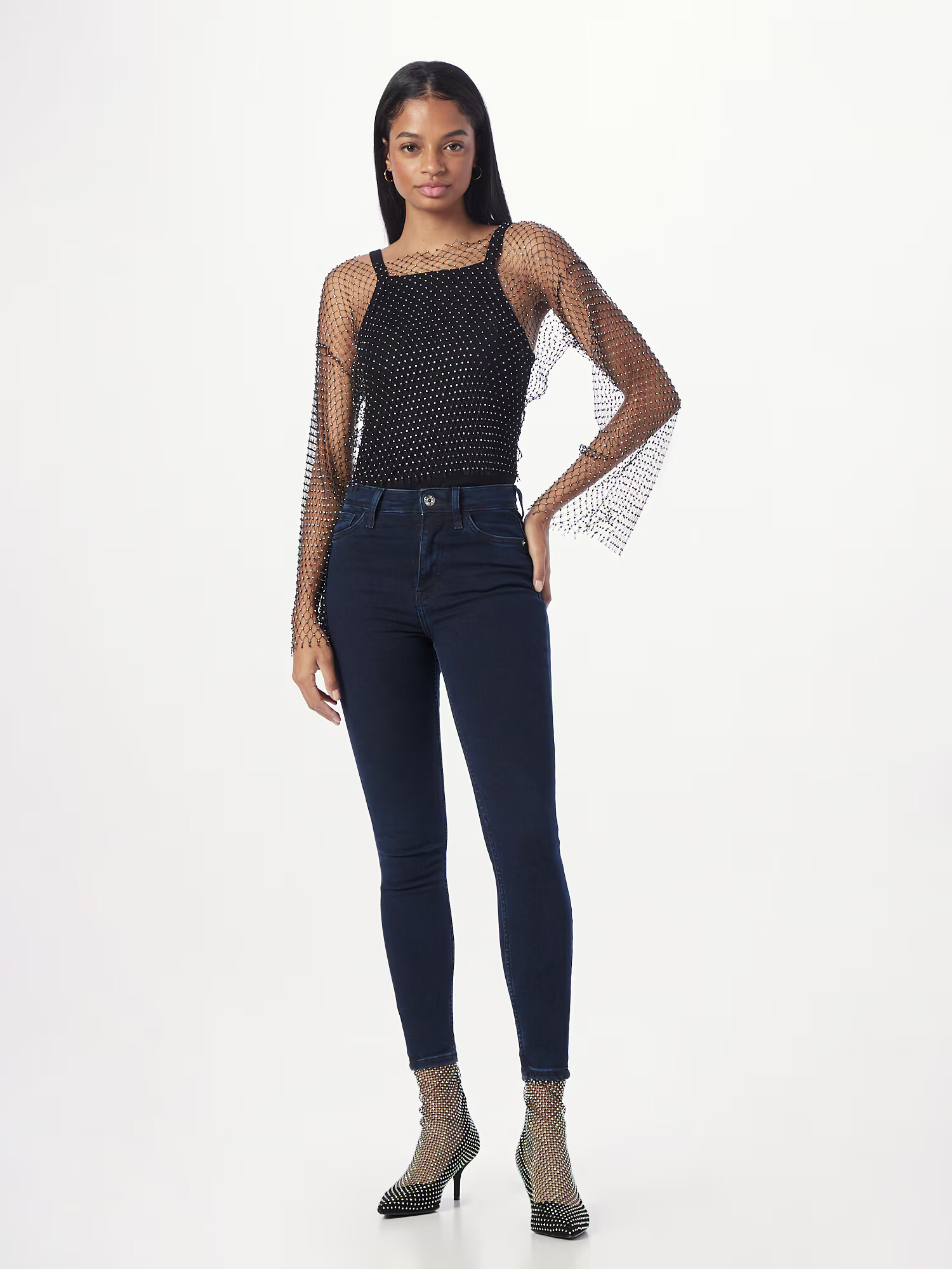 River Island Jeans albastru închis - Pled.ro