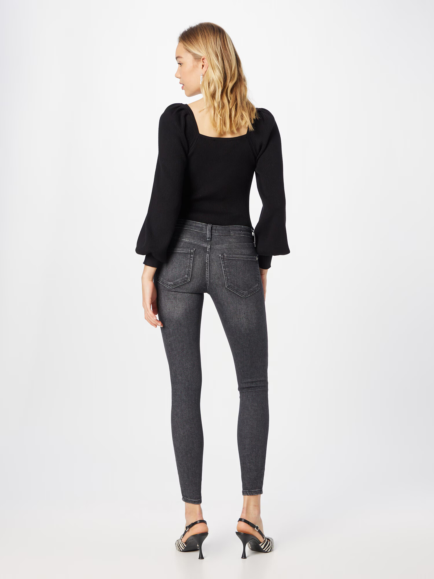 River Island Jeans 'AMELIE' negru denim - Pled.ro