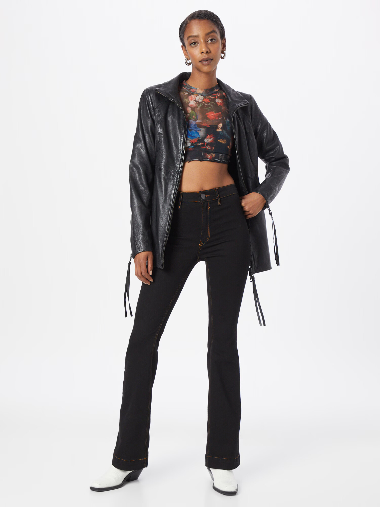 River Island Jeans 'ELLA' negru denim - Pled.ro