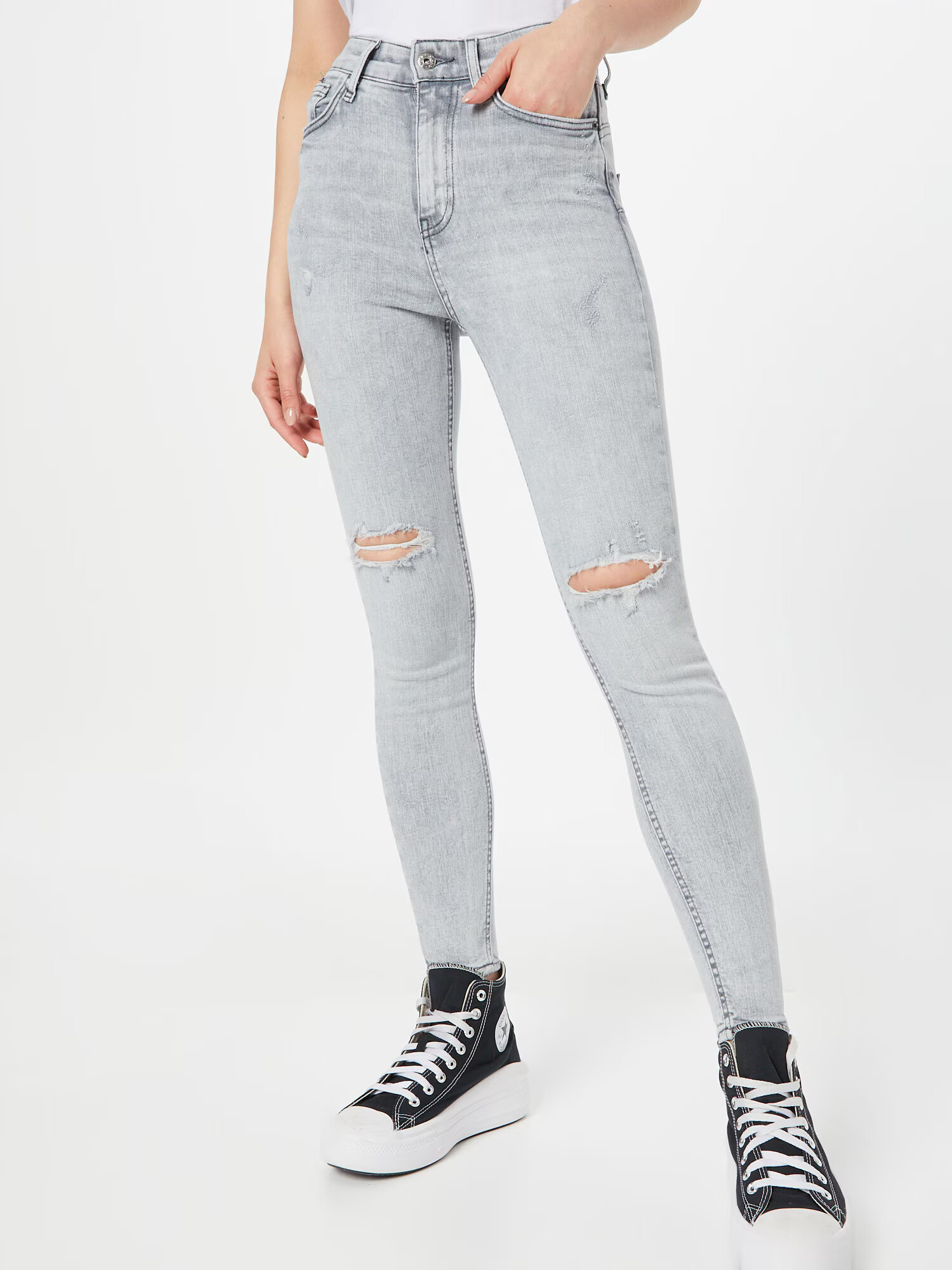 River Island Jeans gri deschis - Pled.ro