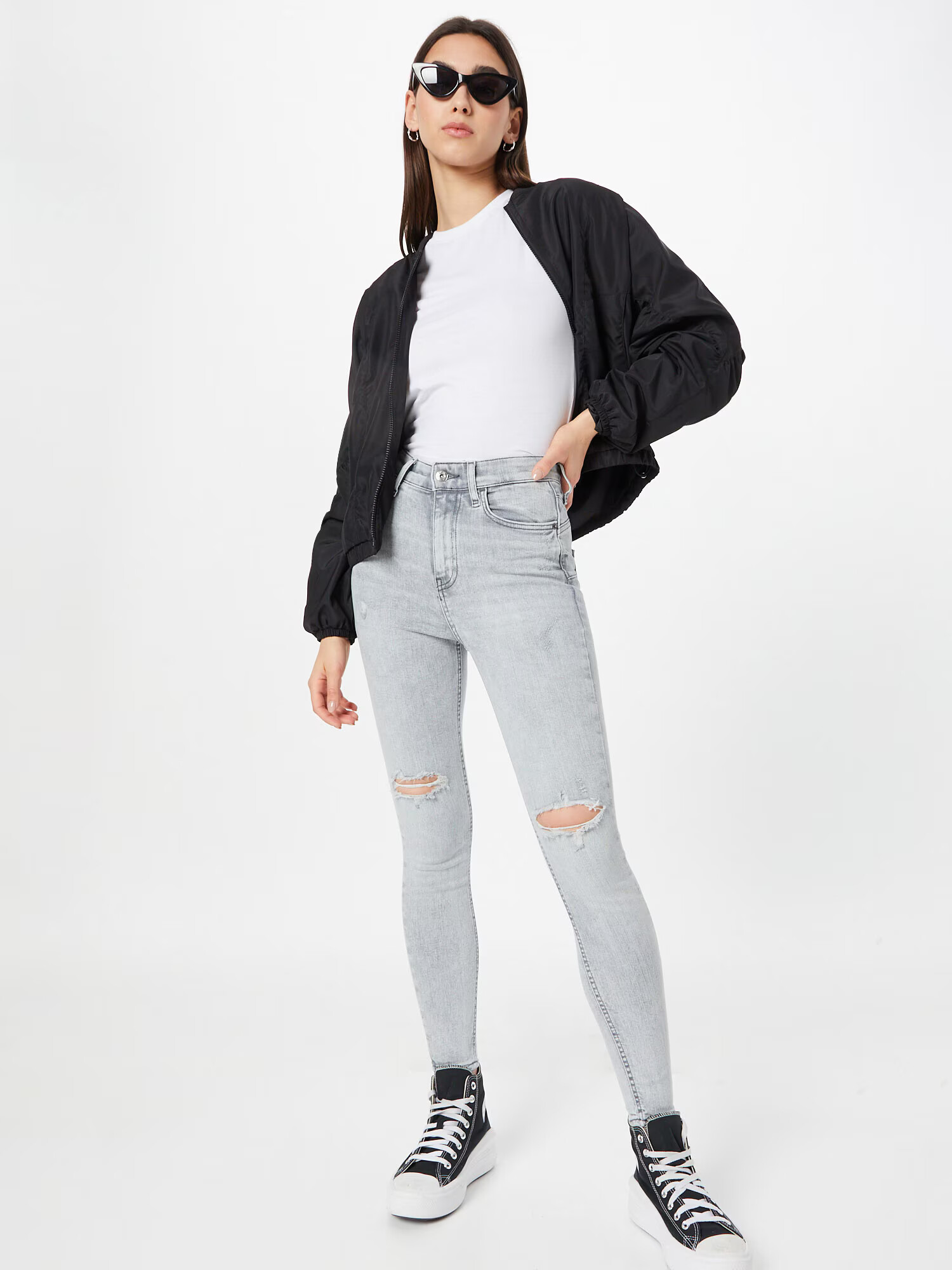 River Island Jeans gri deschis - Pled.ro