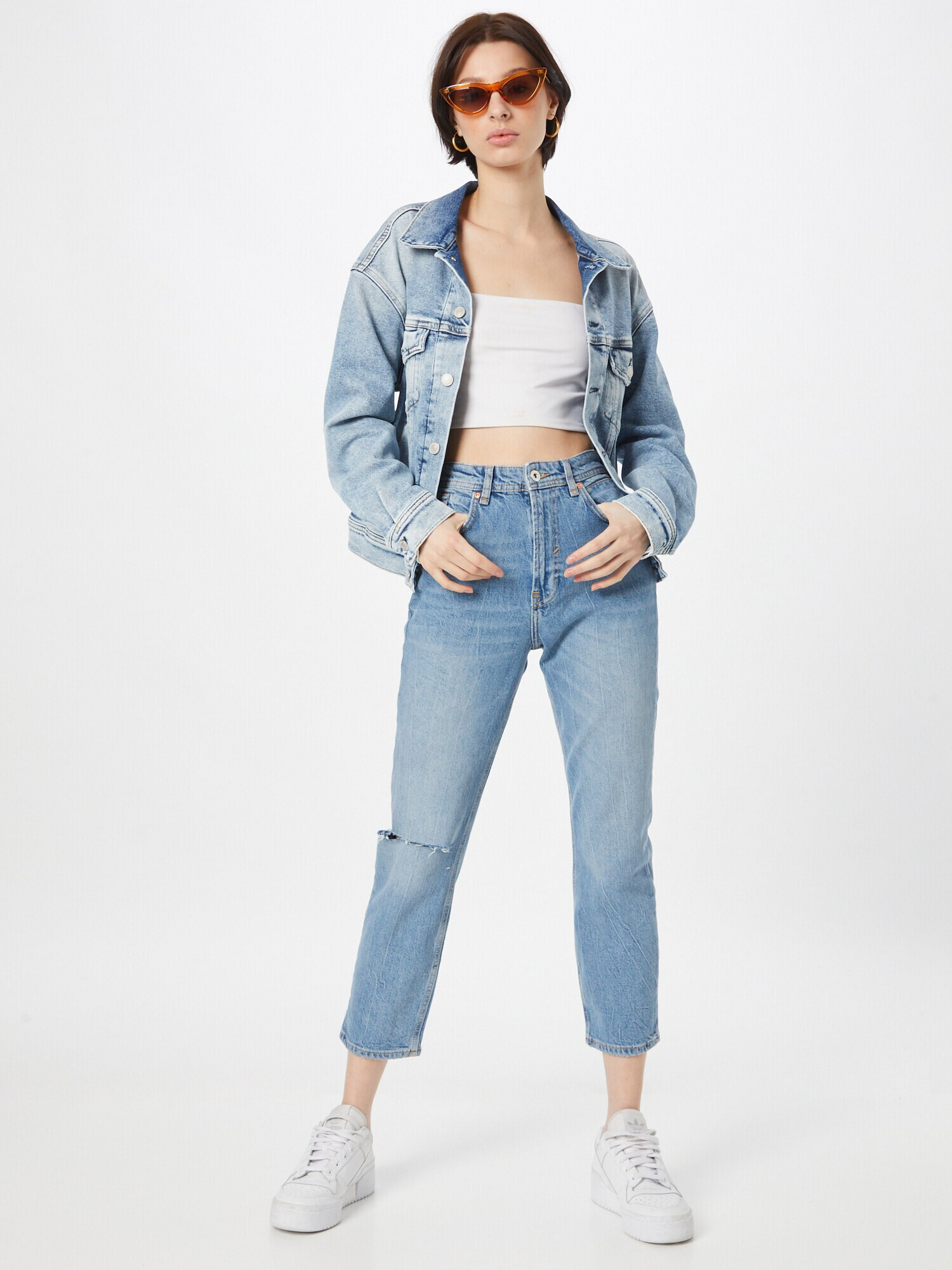 River Island Jeans 'Madison Tina' albastru deschis - Pled.ro