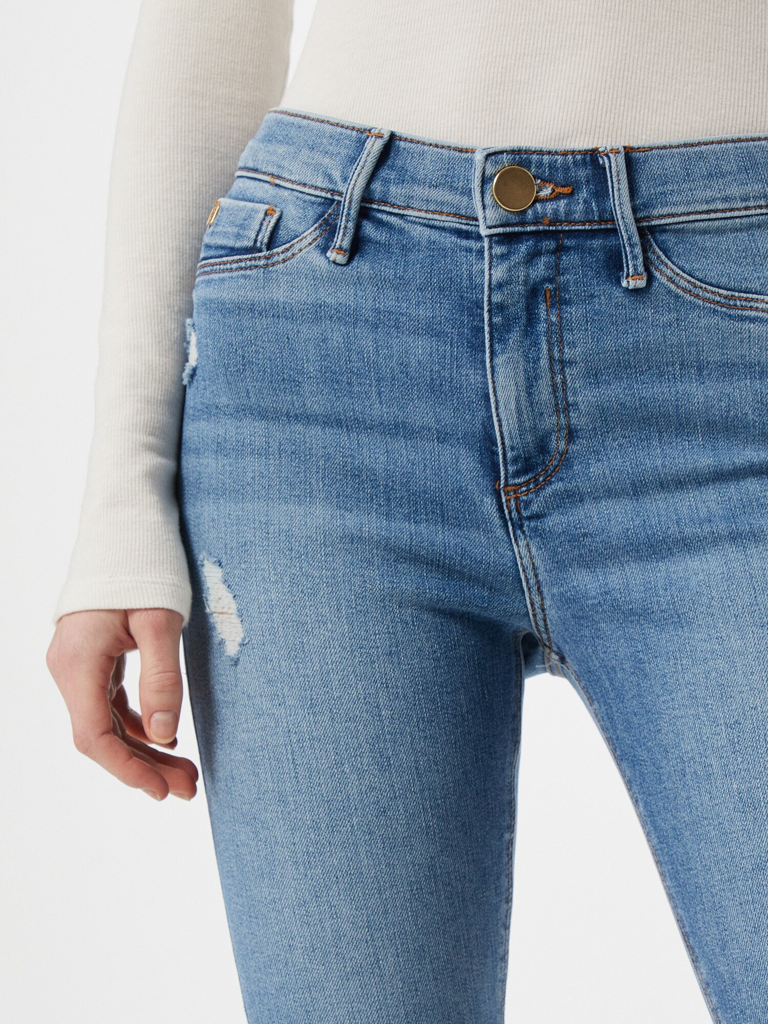 River Island Jeans 'Molly' albastru denim - Pled.ro