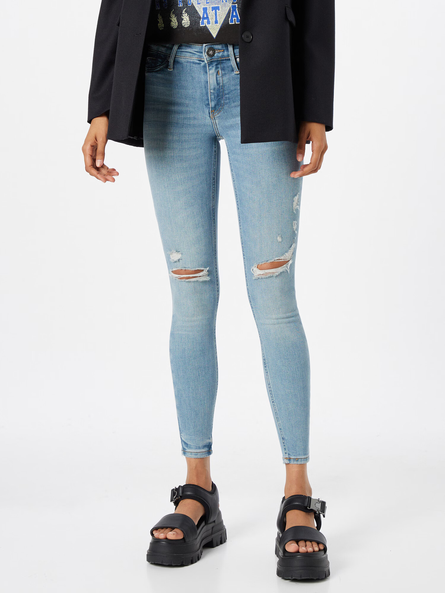 River Island Jeans 'MOLLY' albastru deschis - Pled.ro