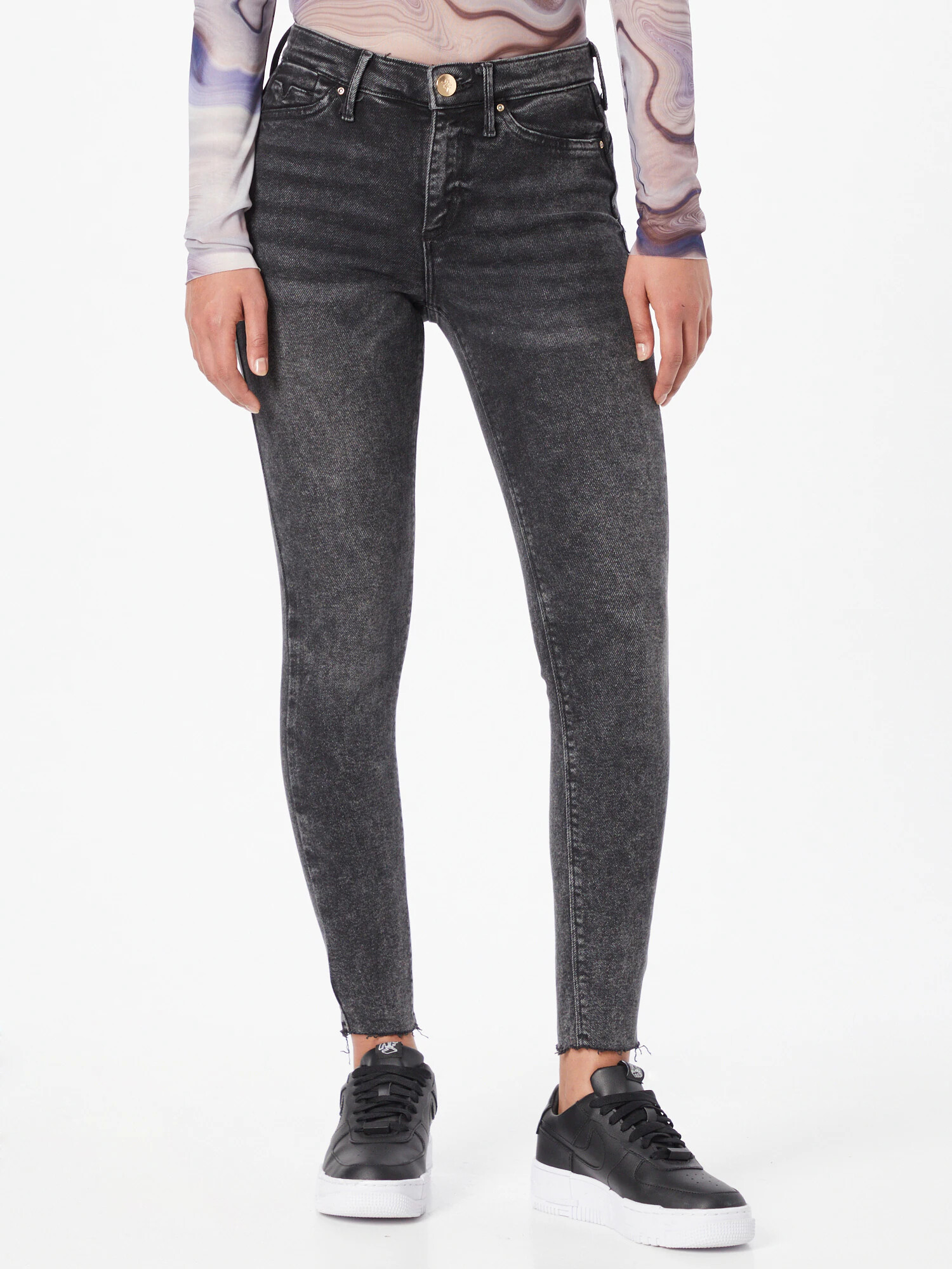 River Island Jeans 'MOLLY' negru denim - Pled.ro