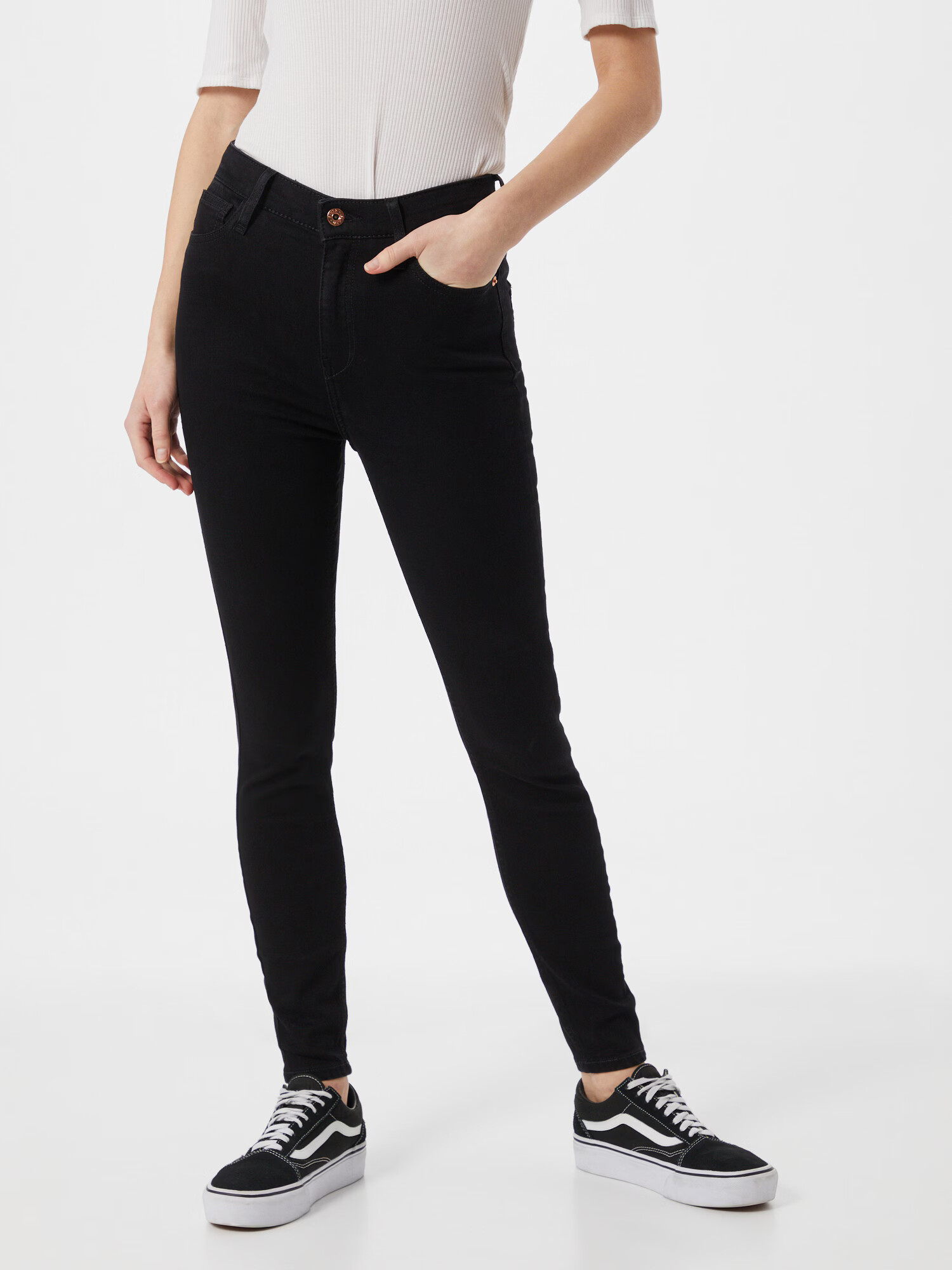 River Island Jeans negru denim - Pled.ro