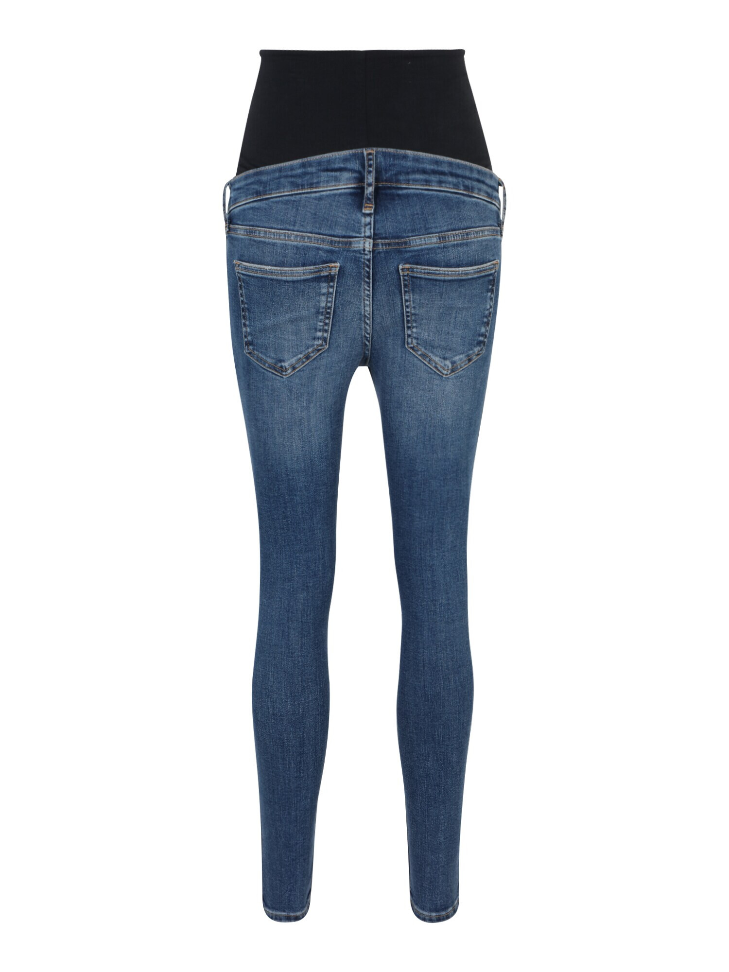 River Island Maternity Jeans 'MOLLY' albastru denim / negru - Pled.ro