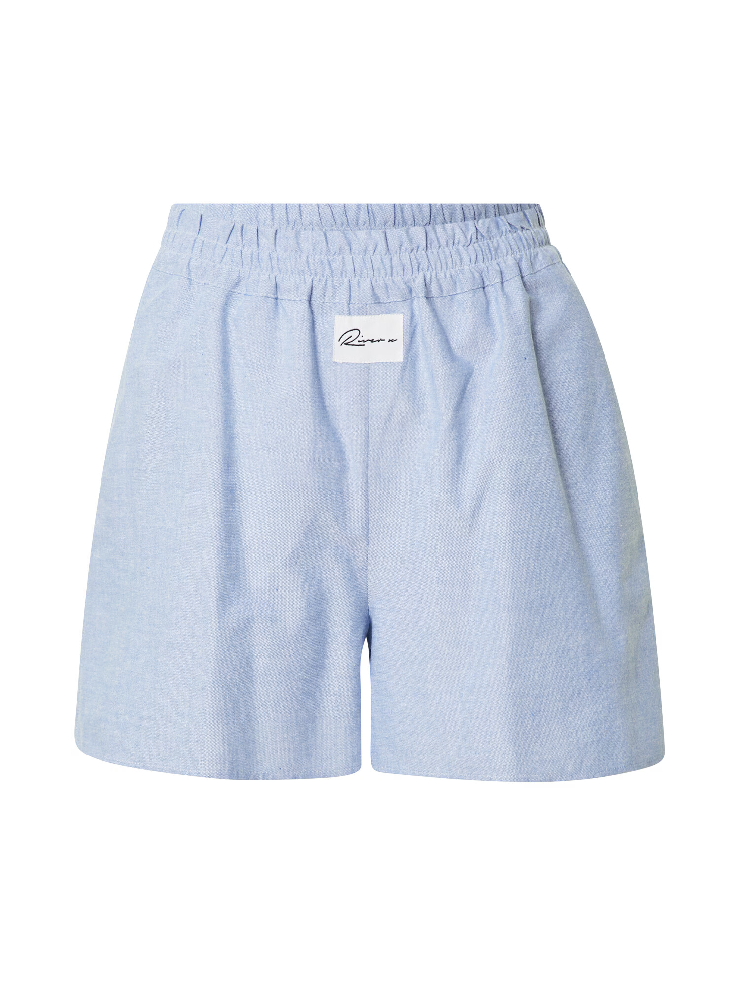 River Island Pantaloni 'CHAMBRAY OXFORD' albastru deschis - Pled.ro