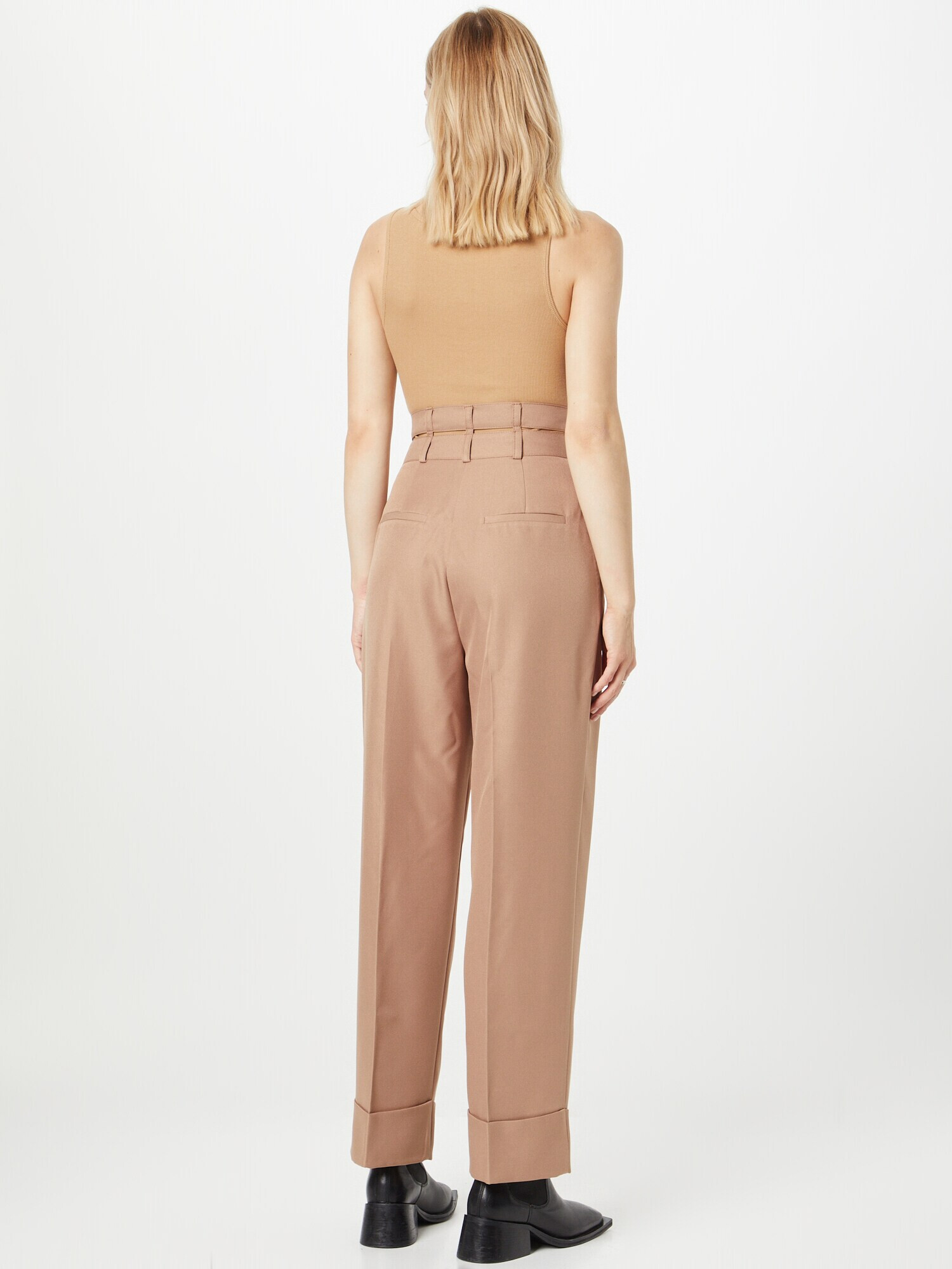 River Island Pantaloni cutați bej - Pled.ro