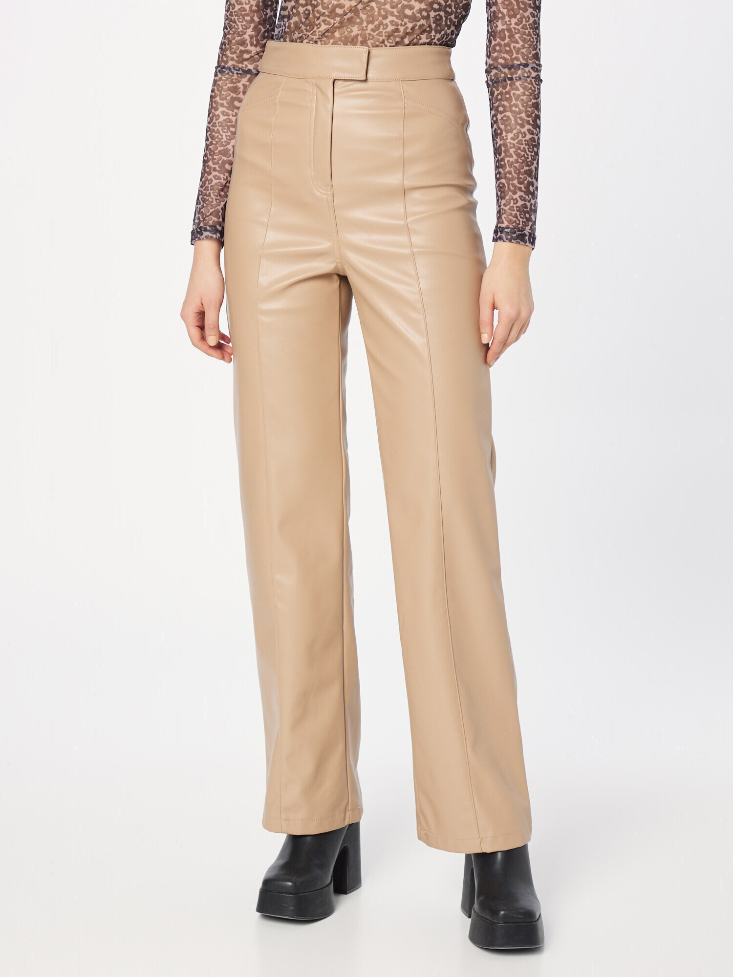 River Island Pantaloni cutați maro deschis - Pled.ro