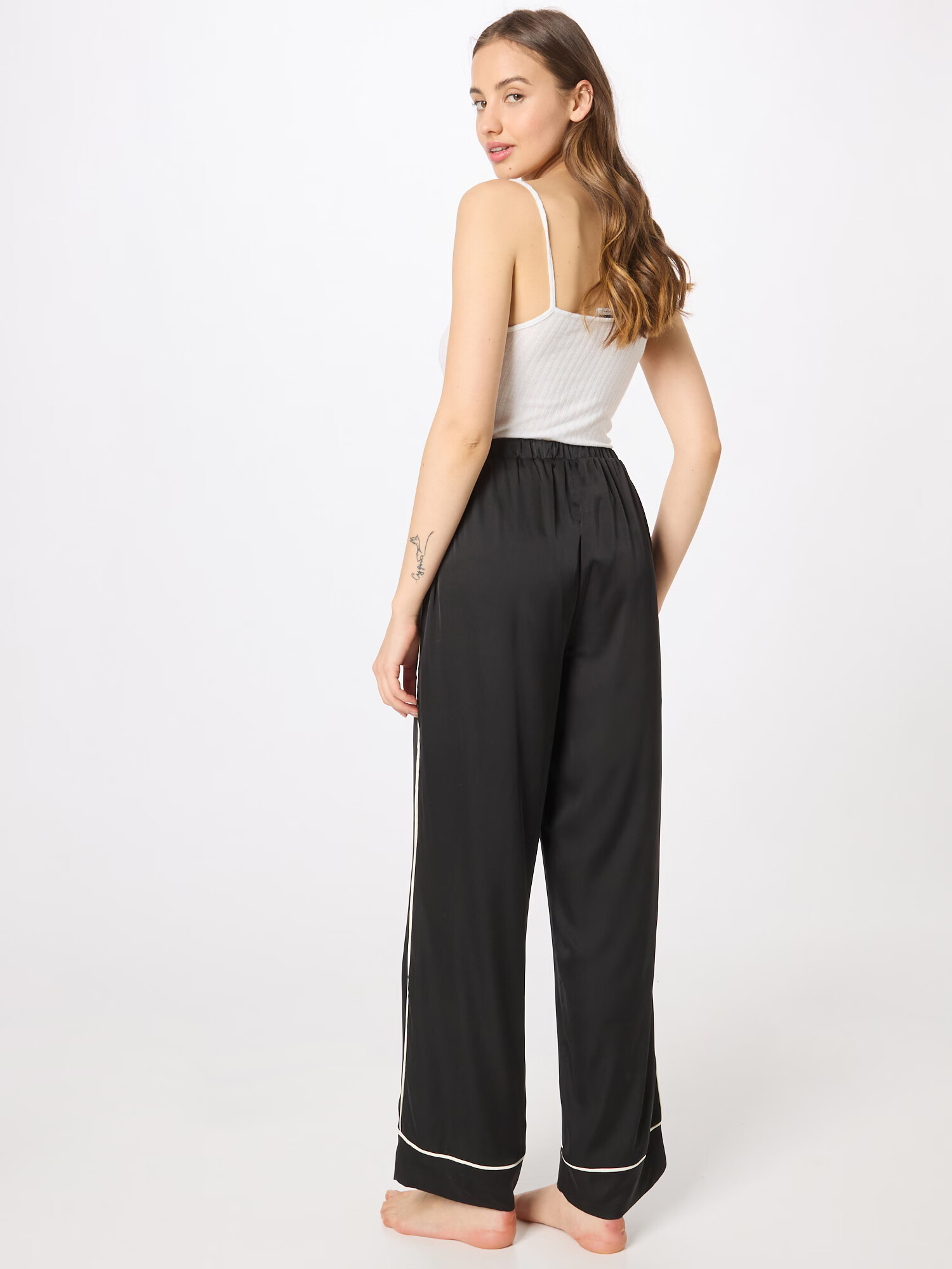 River Island Pantaloni de pijama bej / negru - Pled.ro