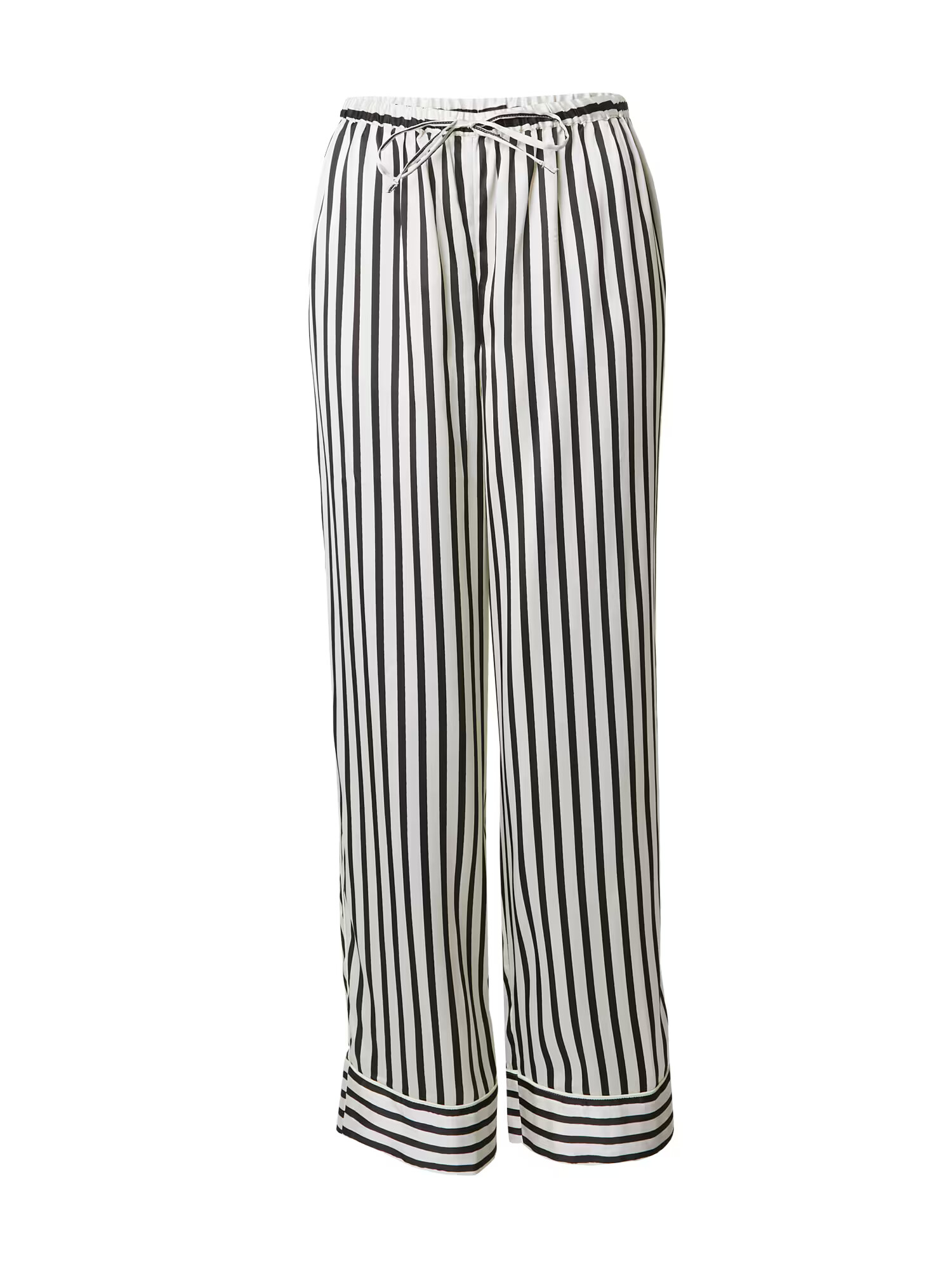 River Island Pantaloni de pijama negru / alb - Pled.ro