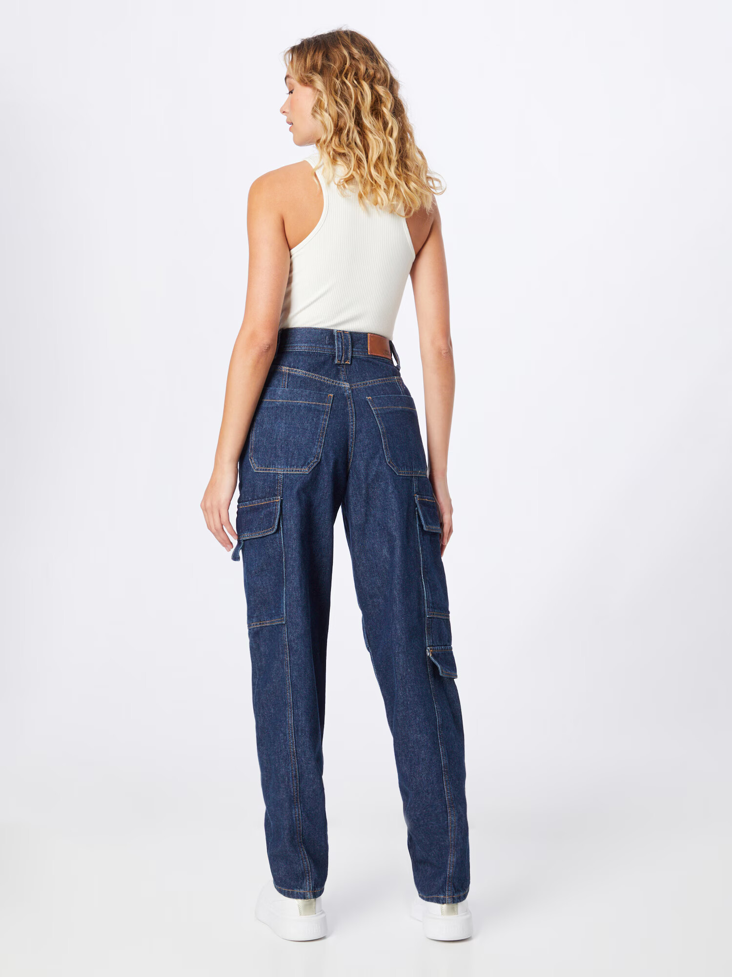 River Island Pantaloni eleganți albastru - Pled.ro