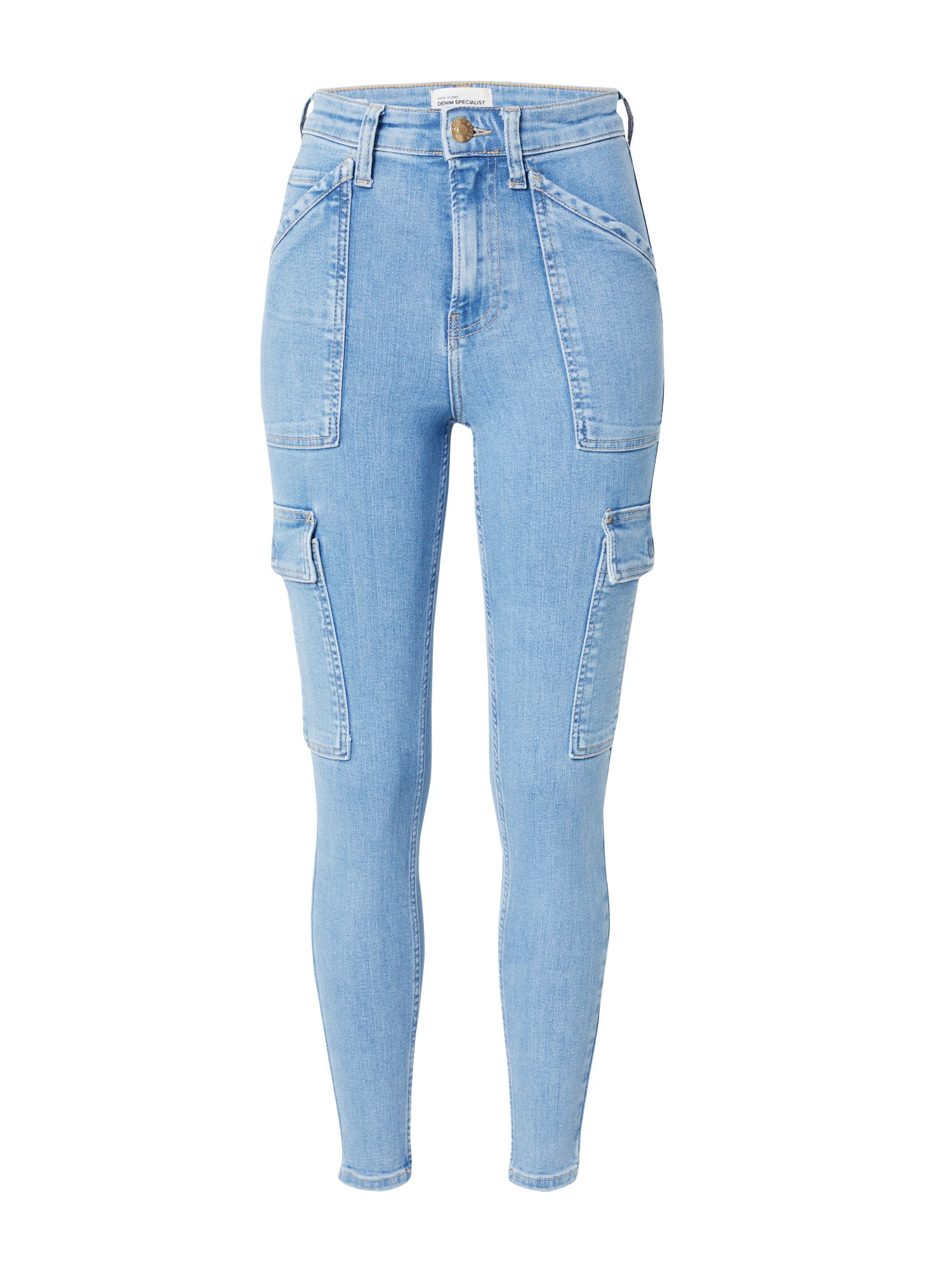 River Island Pantaloni eleganți 'AMBER' albastru denim - Pled.ro