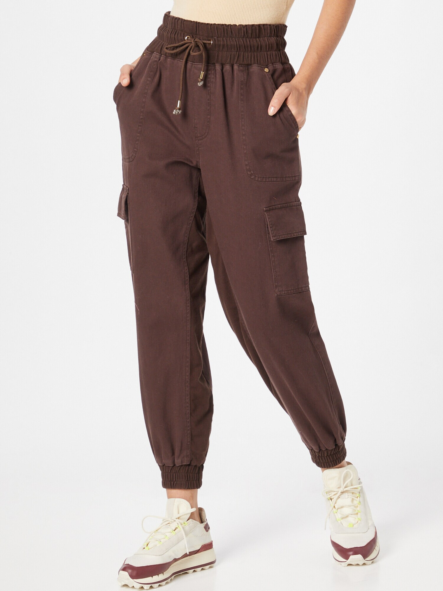 River Island Pantaloni eleganți castaniu - Pled.ro