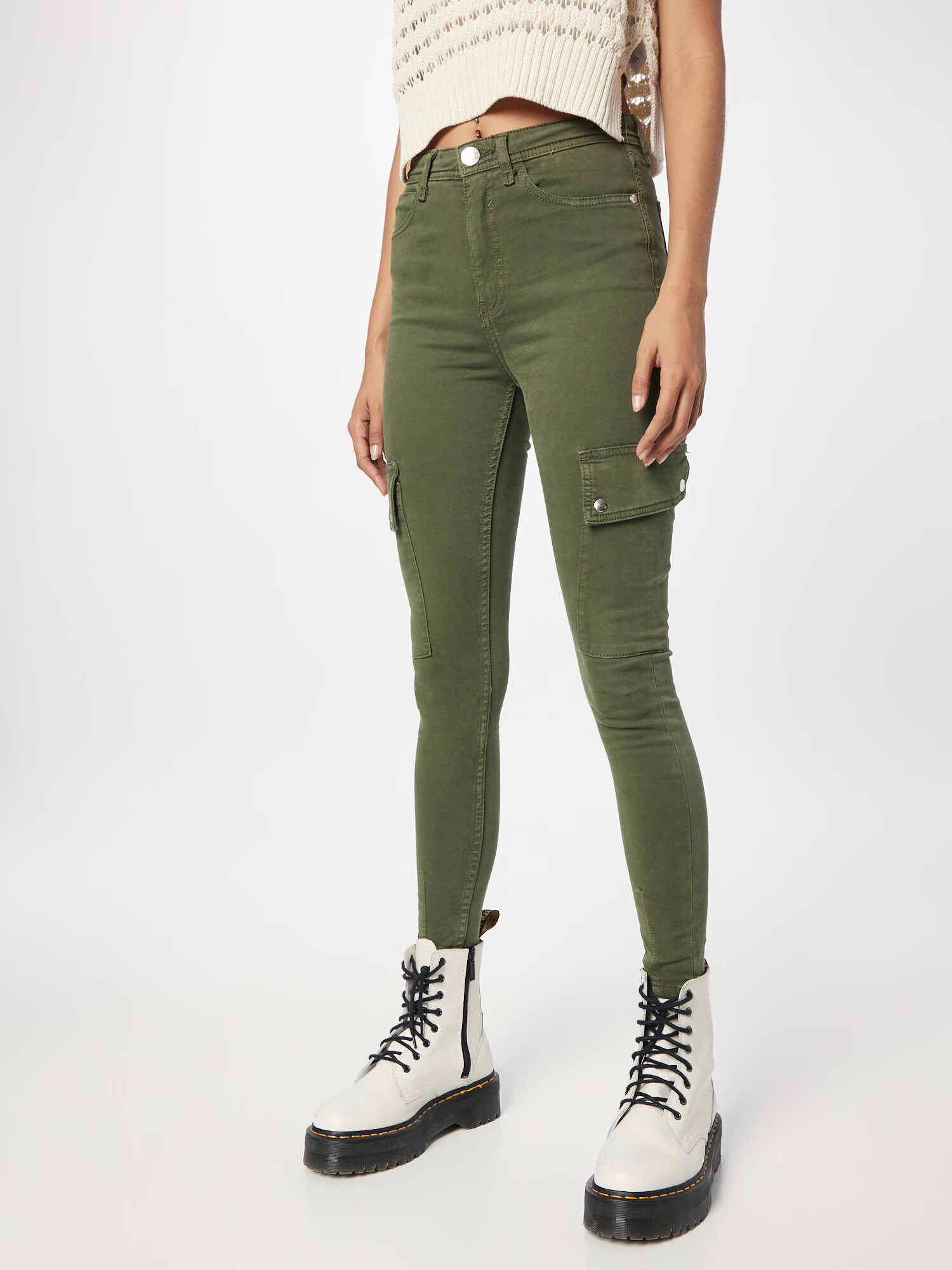 River Island Pantaloni eleganți 'CHARLOTTE' kaki - Pled.ro