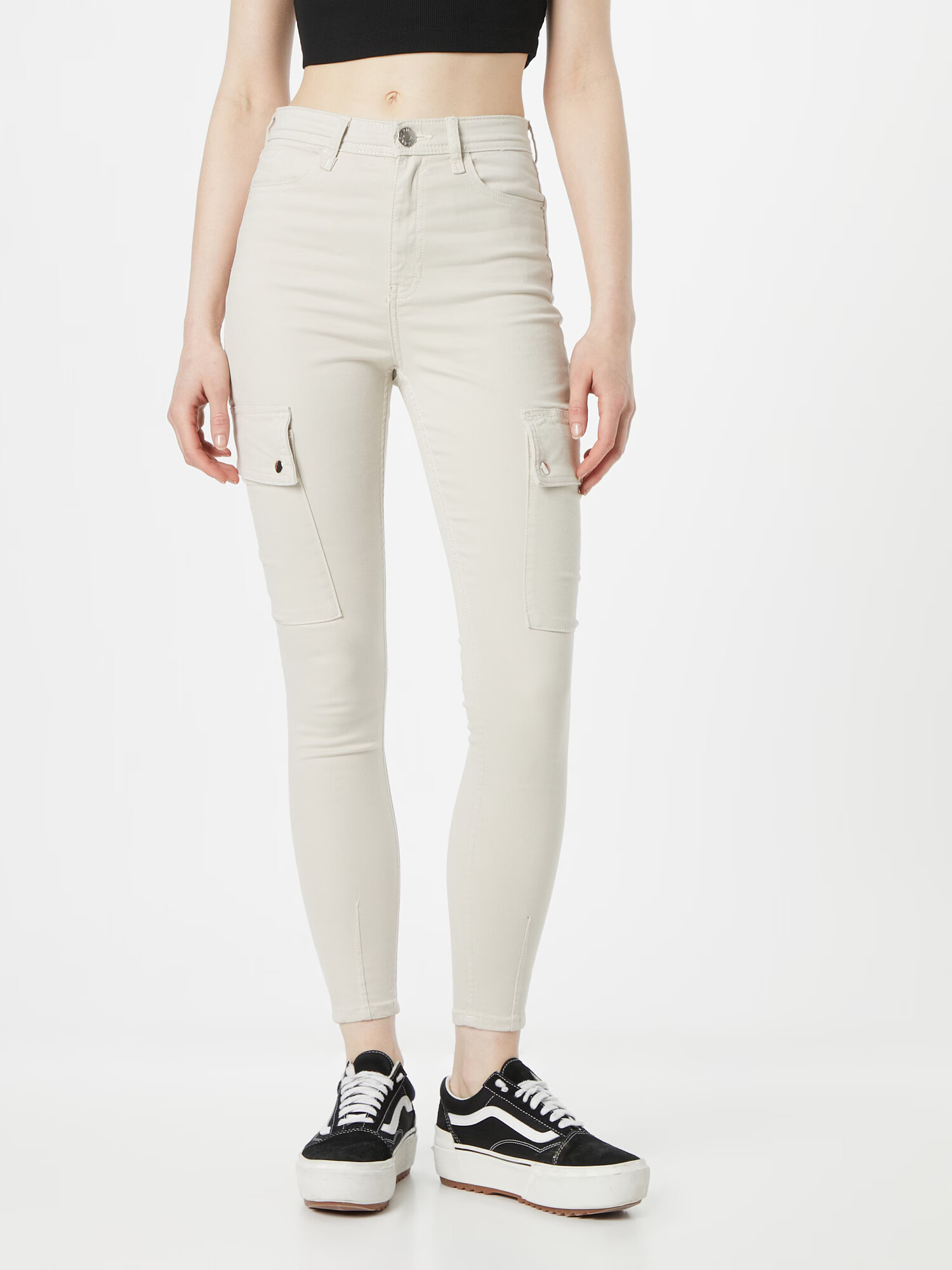 River Island Pantaloni eleganți 'LOUIS' ecru - Pled.ro