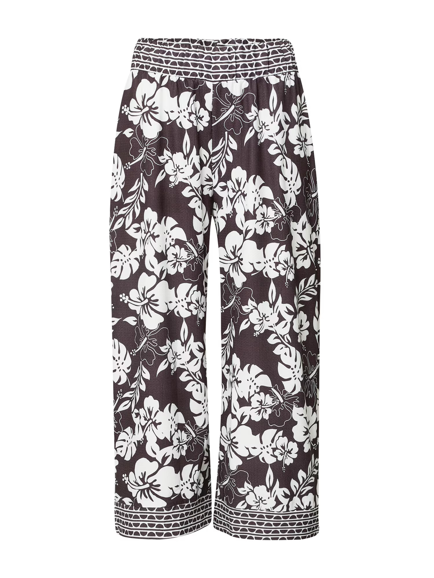 River Island Pantaloni negru / alb - Pled.ro